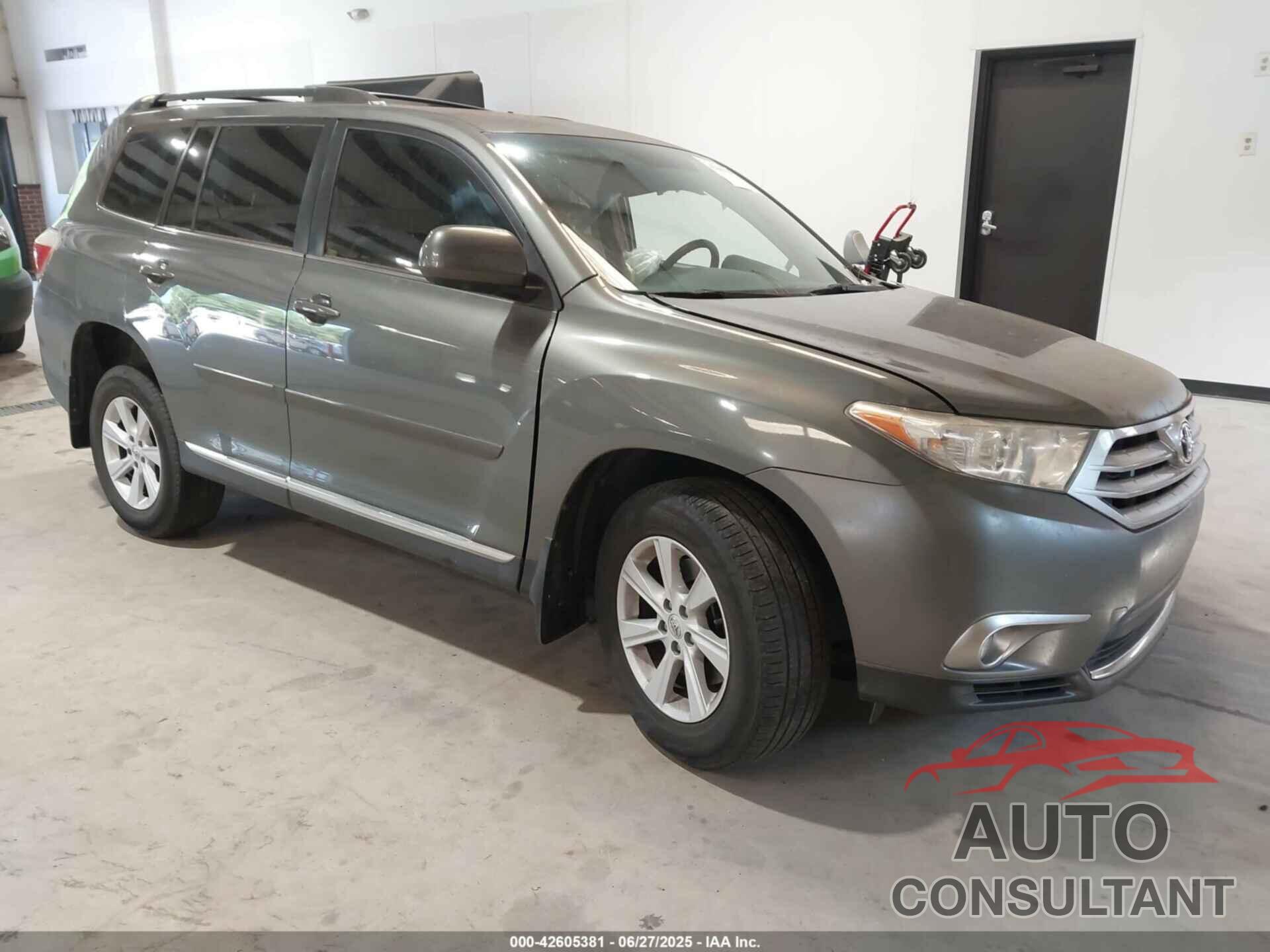 TOYOTA HIGHLANDER 2012 - 5TDZK3EH9CS054089