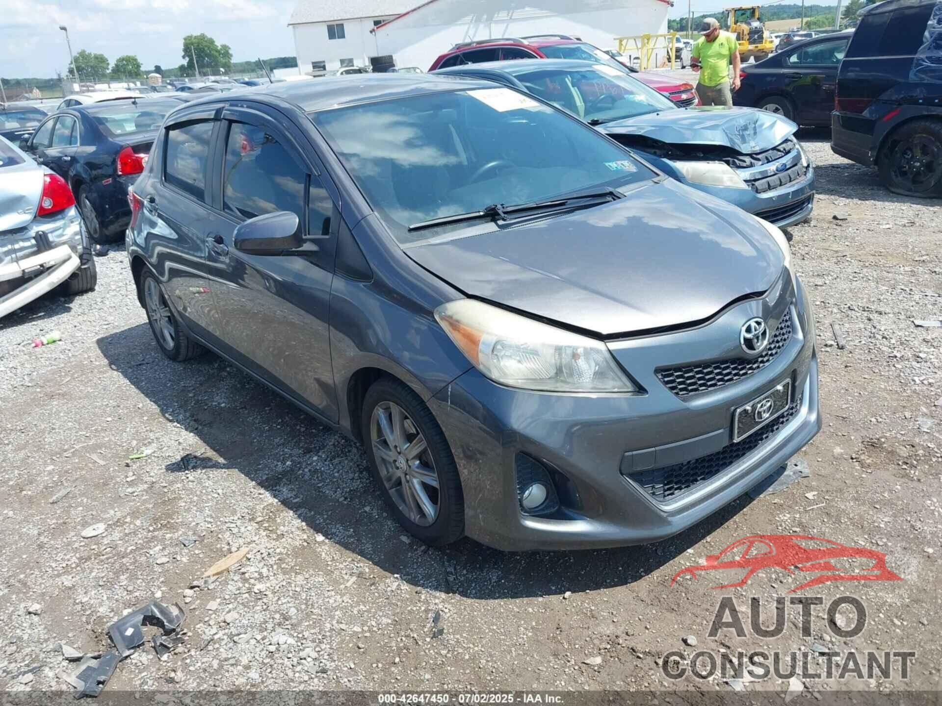 TOYOTA YARIS 2012 - JTDKTUD33CD534442