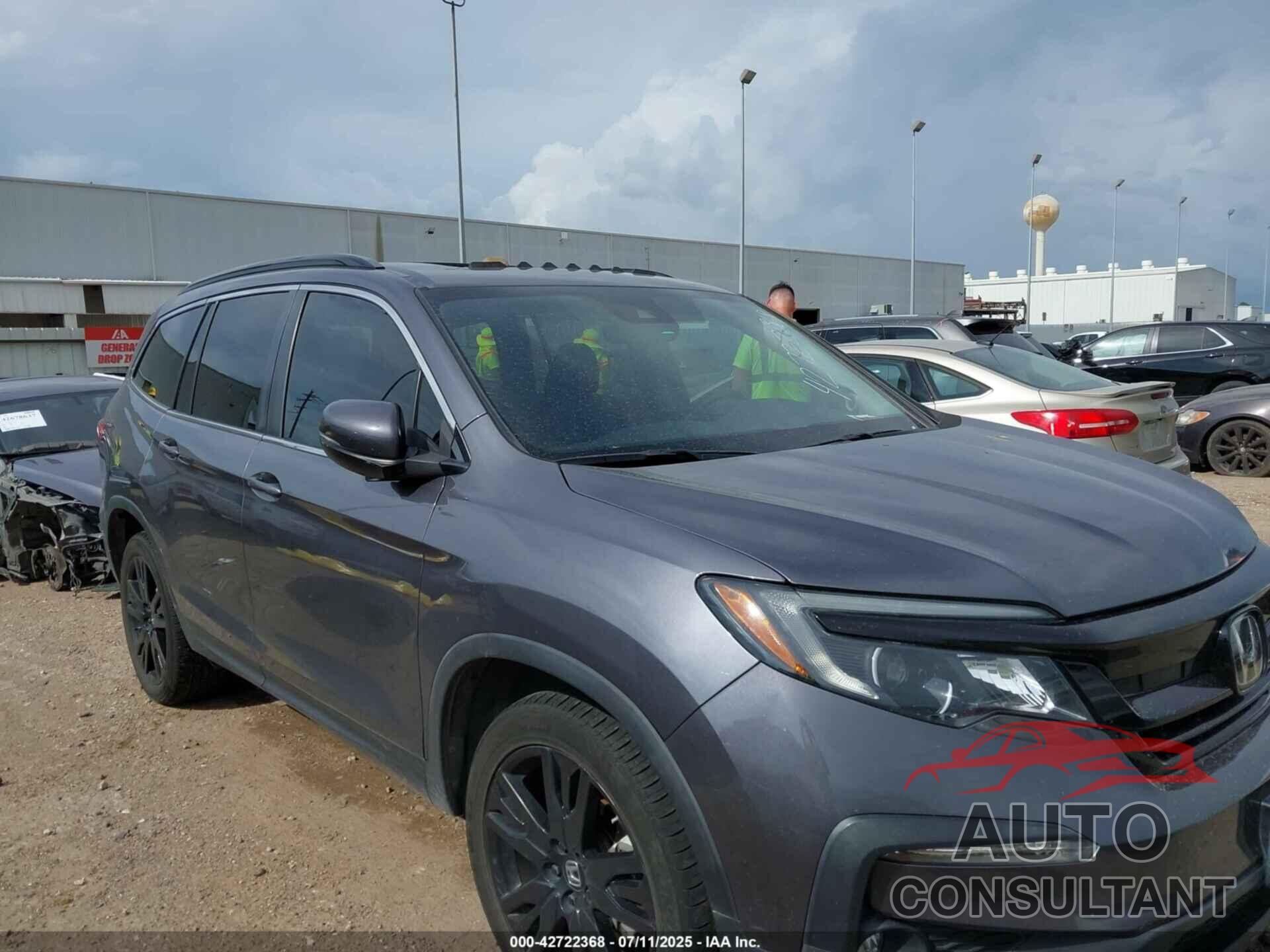 HONDA PILOT 2022 - 5FNYF5H24NB001326