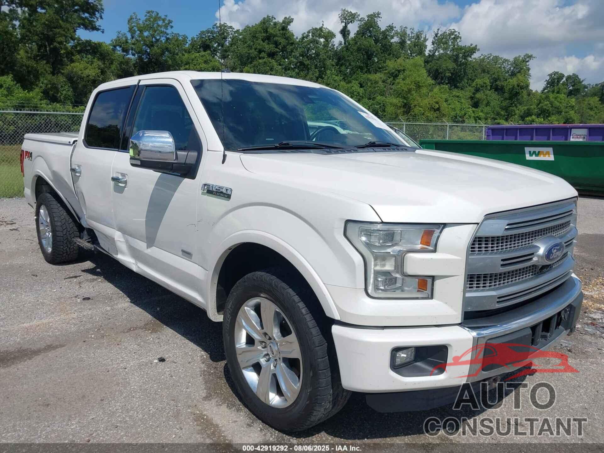 FORD F-150 2015 - 1FTFW1EG5FFA49088