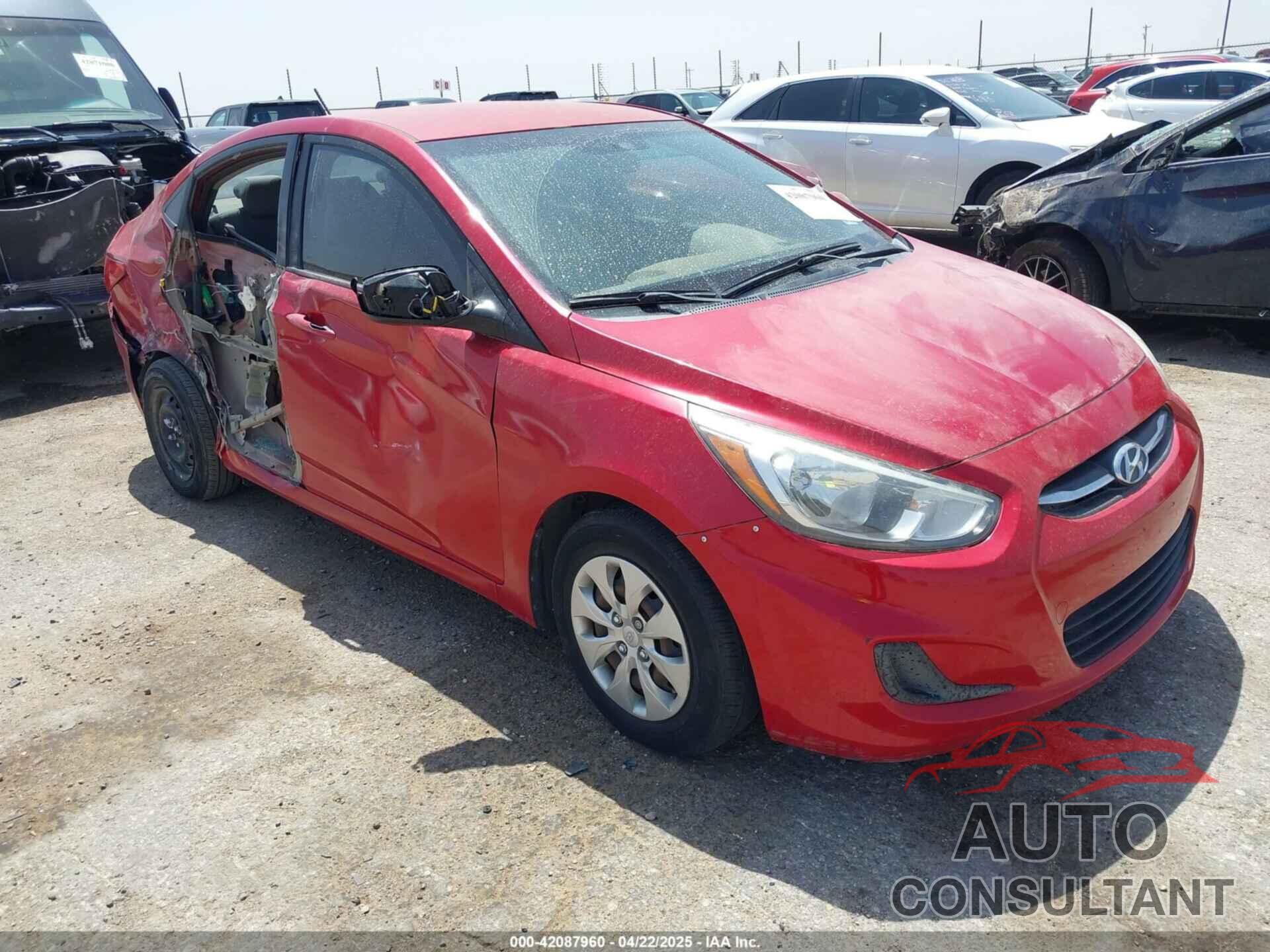 HYUNDAI ACCENT 2015 - KMHCT4AE8FU906741
