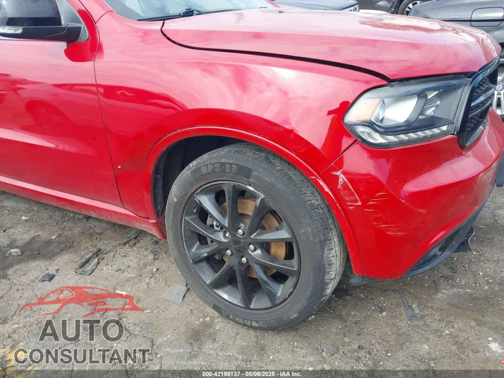 DODGE DURANGO 2017 - 1C4SDHCT1HC610677