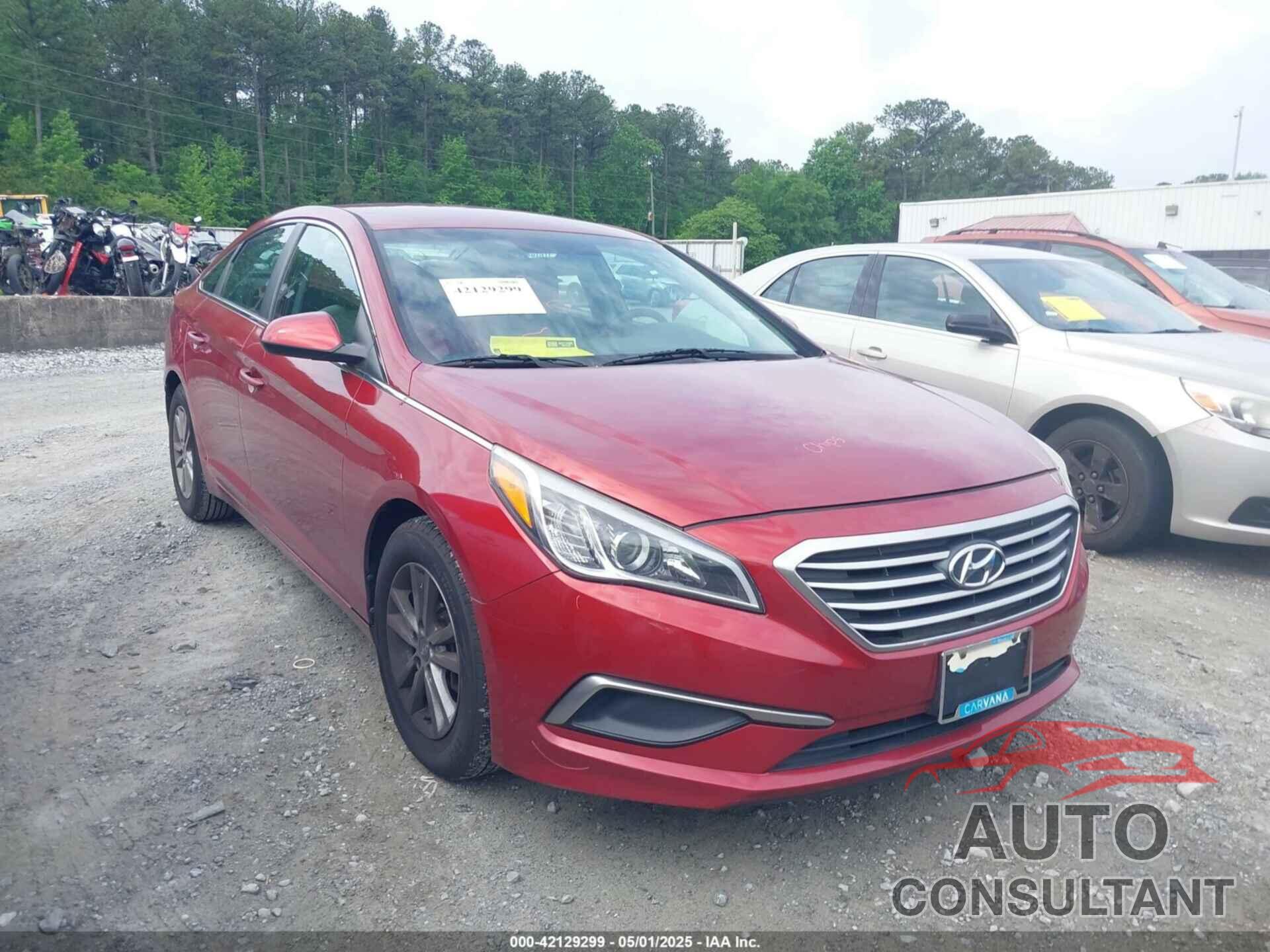 HYUNDAI SONATA 2016 - 5NPE24AF1GH410247