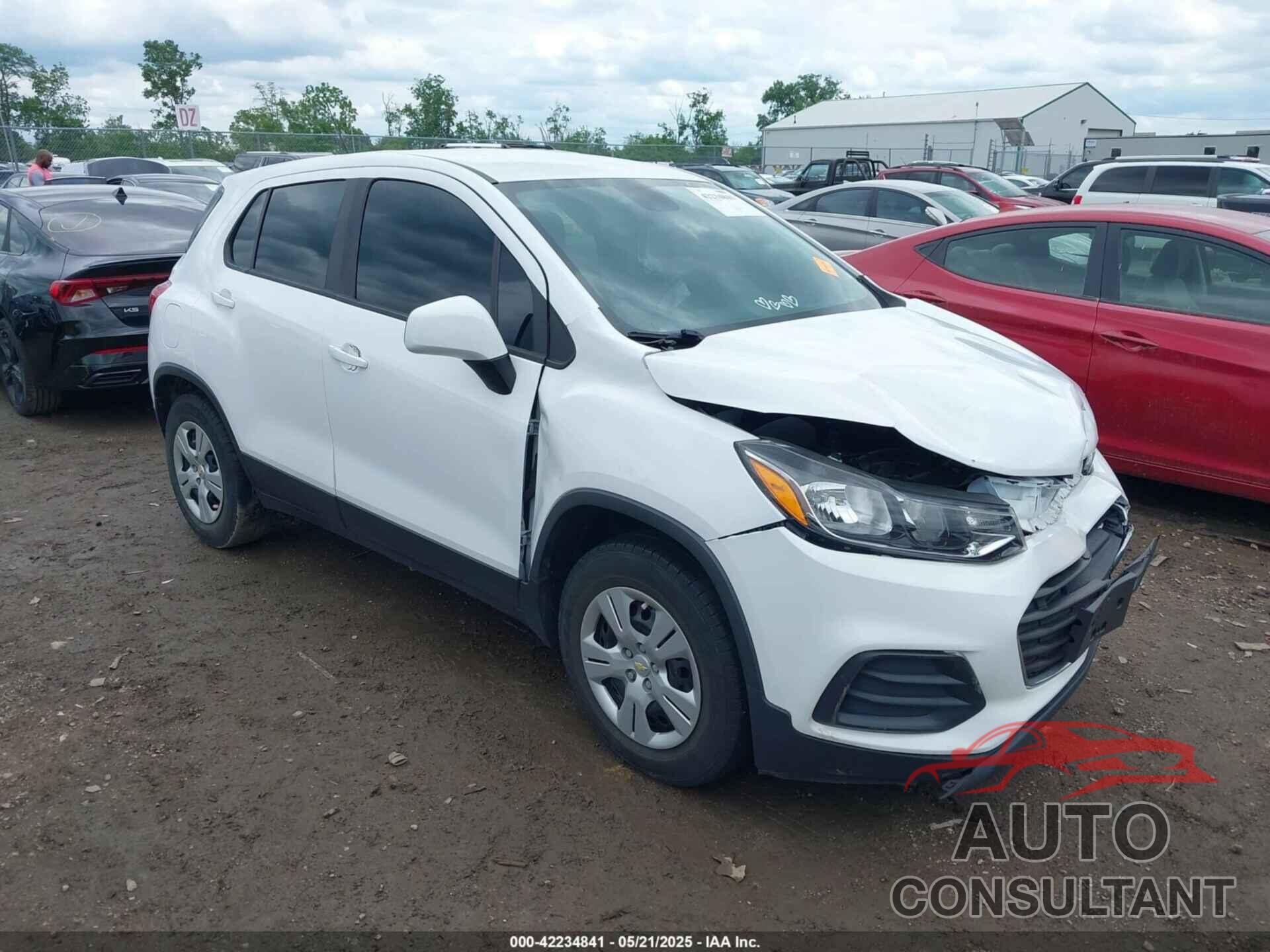 CHEVROLET TRAX 2017 - 3GNCJKSB5HL288303