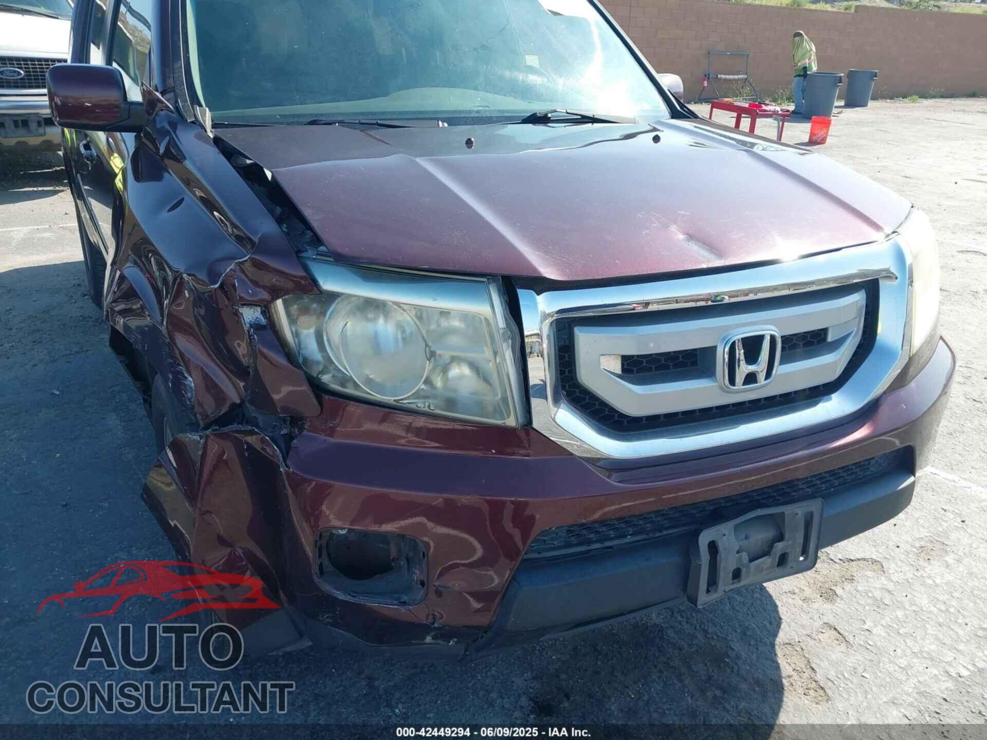HONDA PILOT 2009 - 5FNYF38539B024889