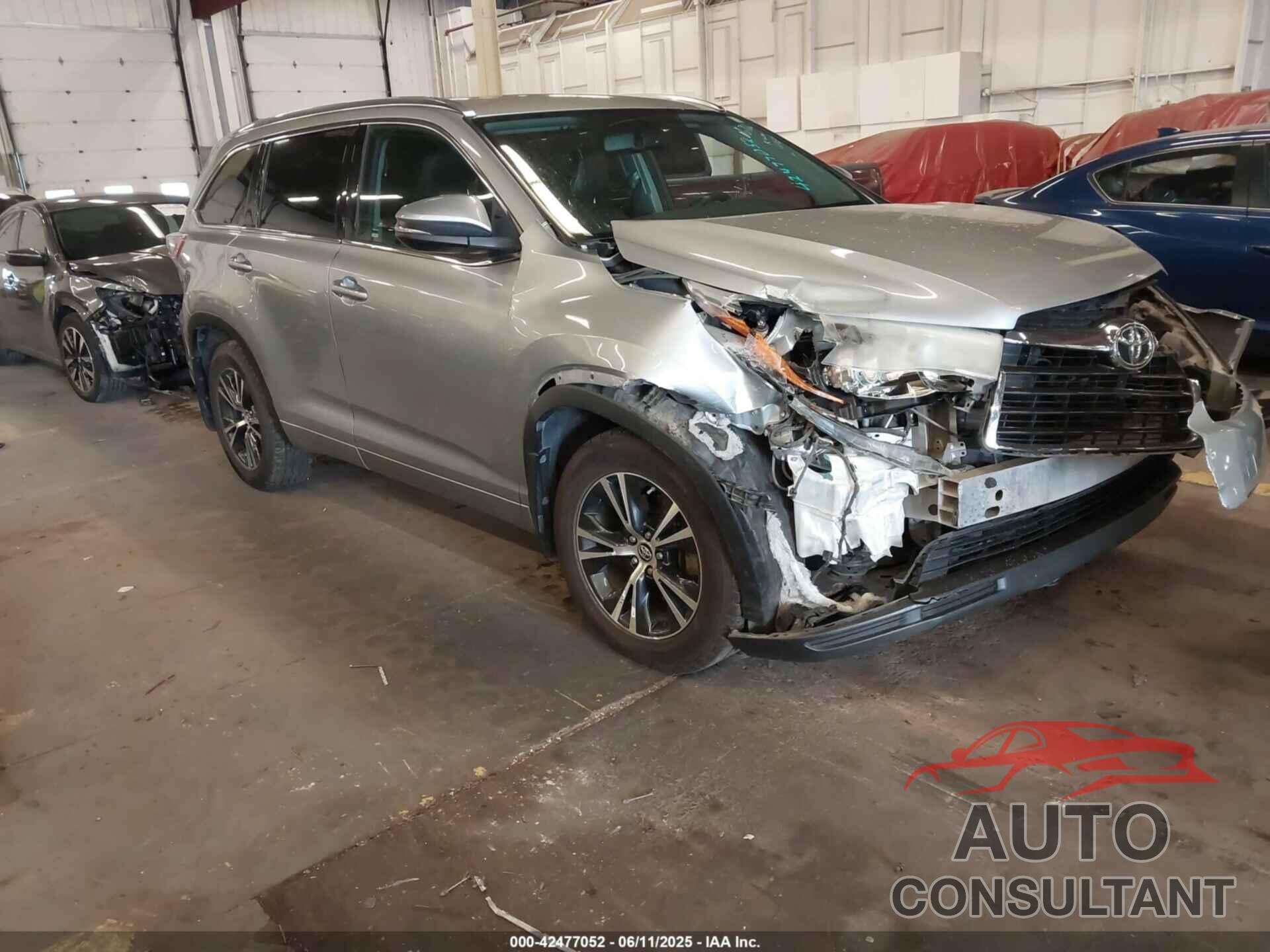 TOYOTA HIGHLANDER 2016 - 5TDJKRFH6GS286735