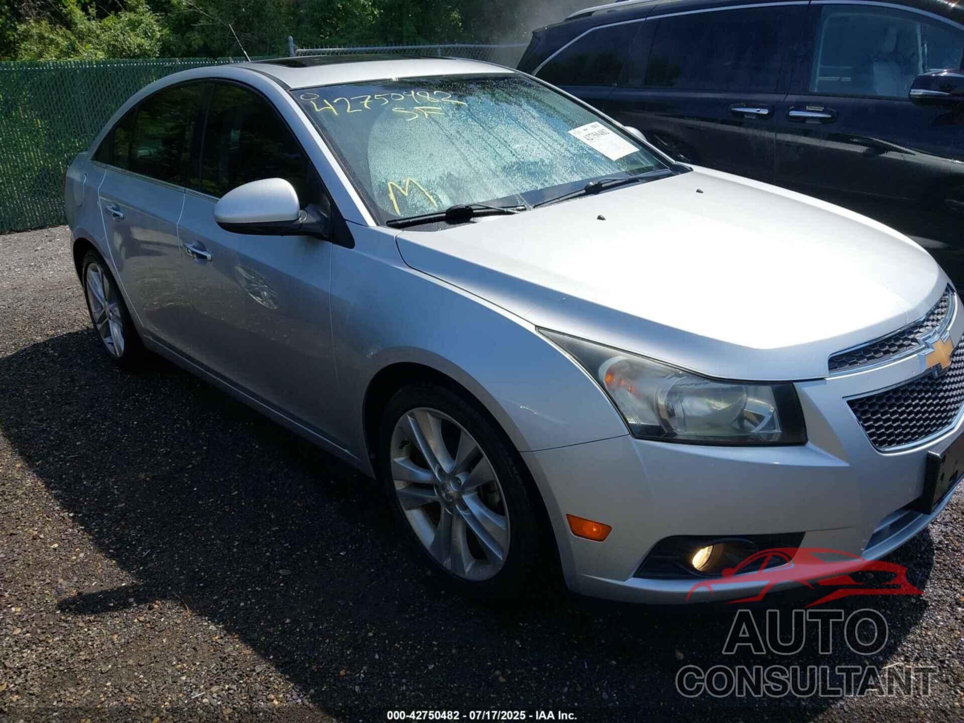 CHEVROLET CRUZE 2012 - 1G1PH5SC5C7281096