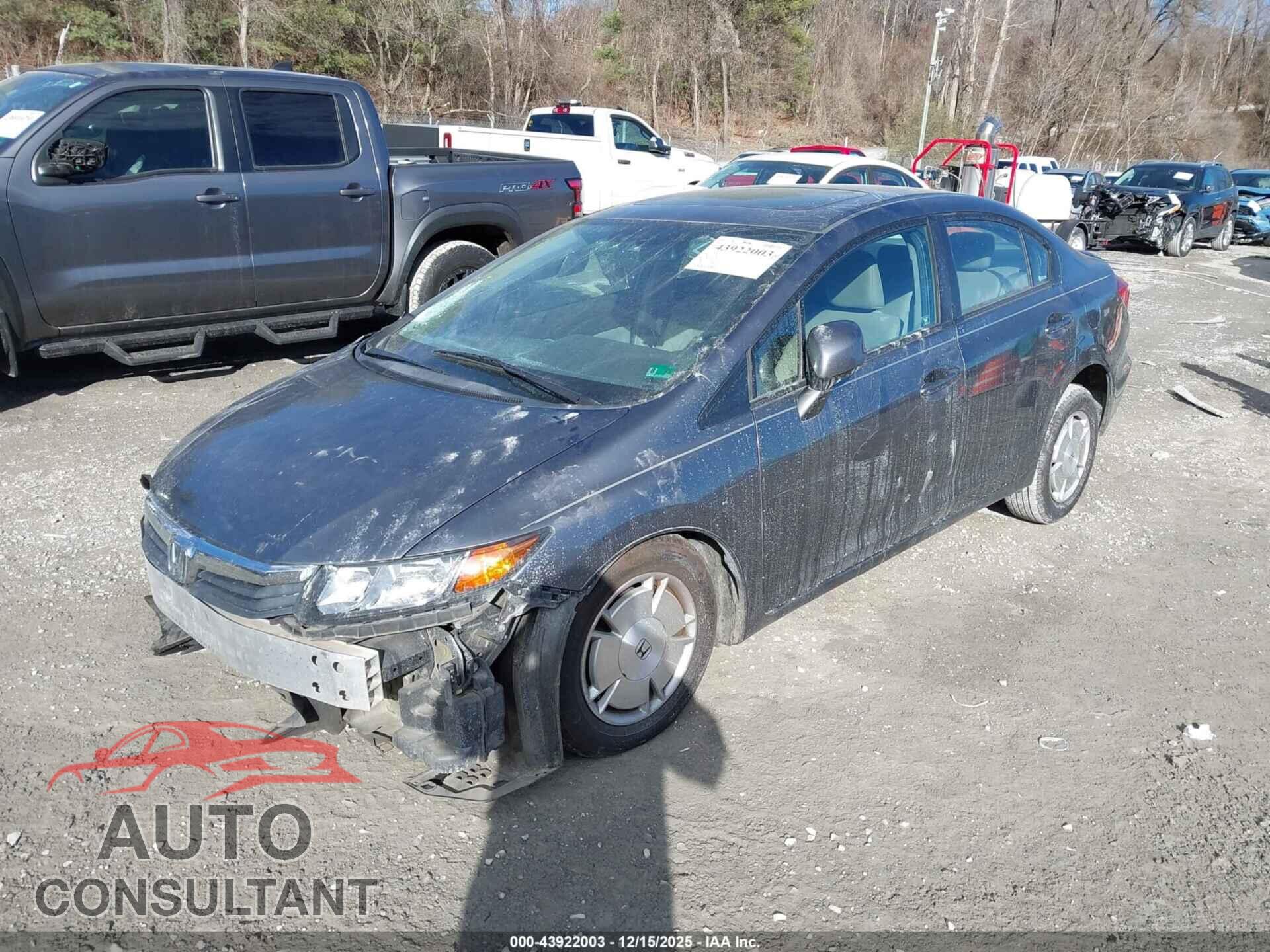 HONDA CIVIC 2012 - 2HGFB2F62CH321566