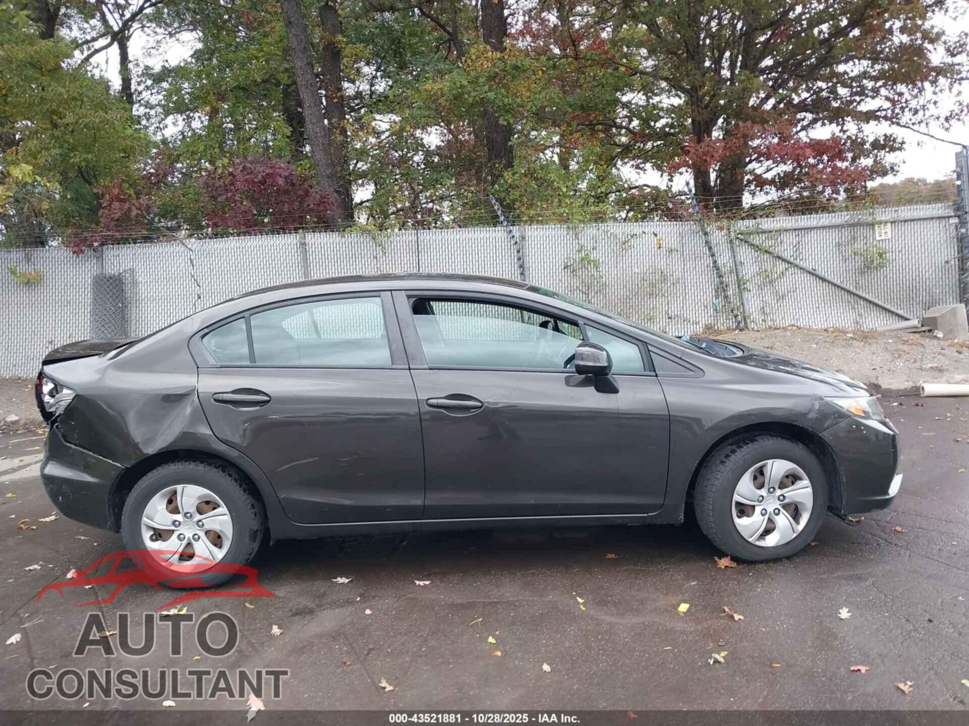 HONDA CIVIC 2013 - 19XFB2F54DE207572