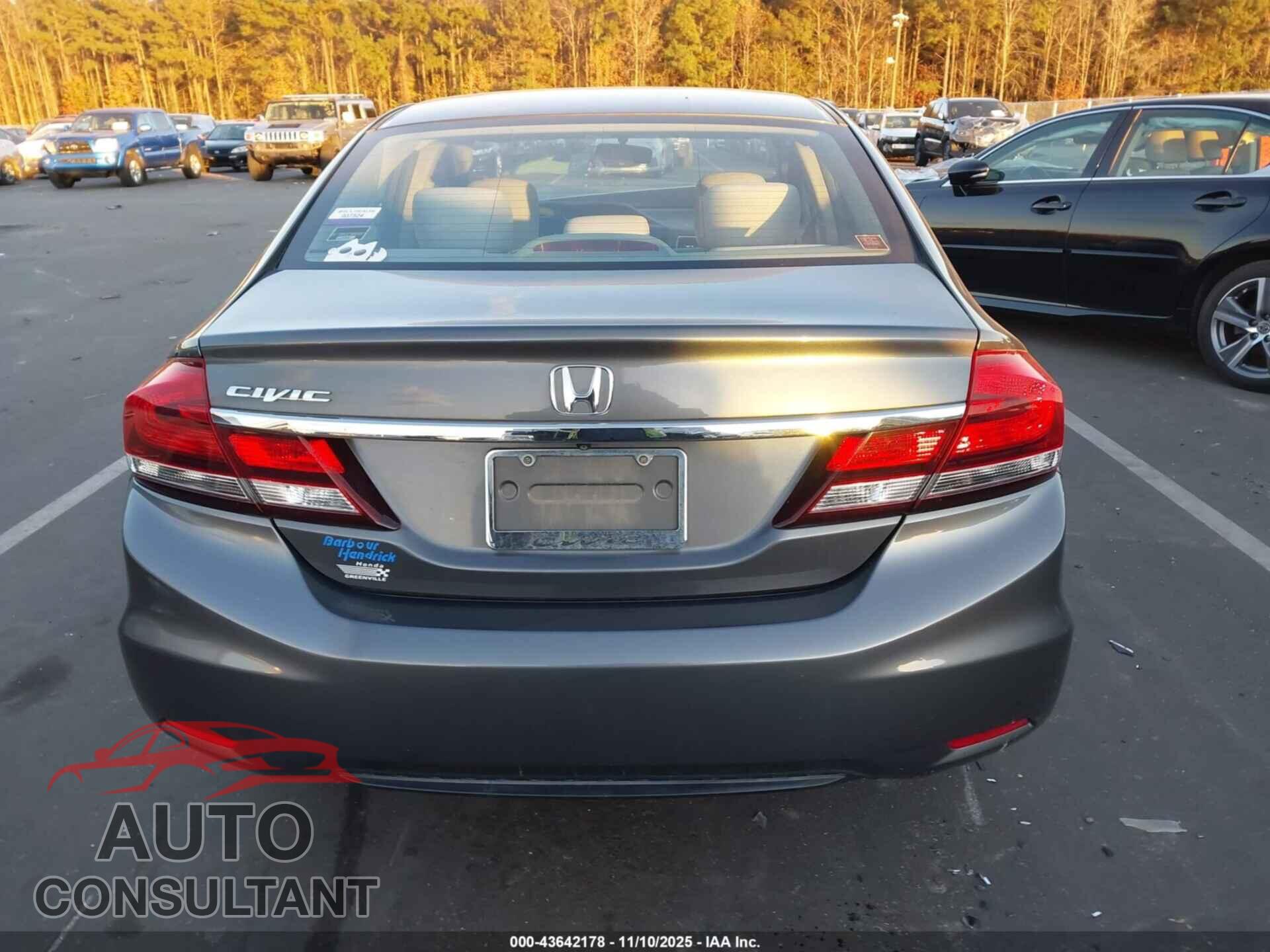 HONDA CIVIC 2013 - 2HGFB2F84DH516975