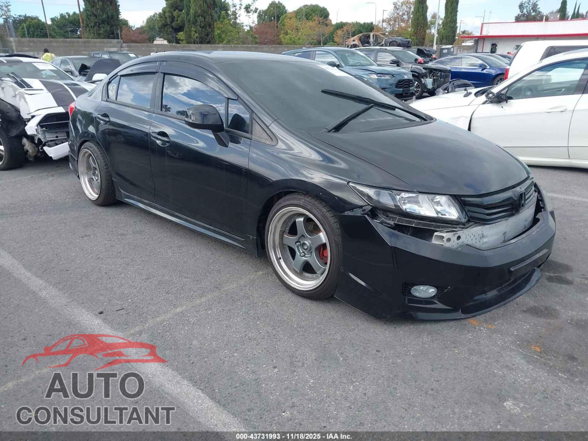 HONDA CIVIC 2012 - 19XFB2F59CE302899
