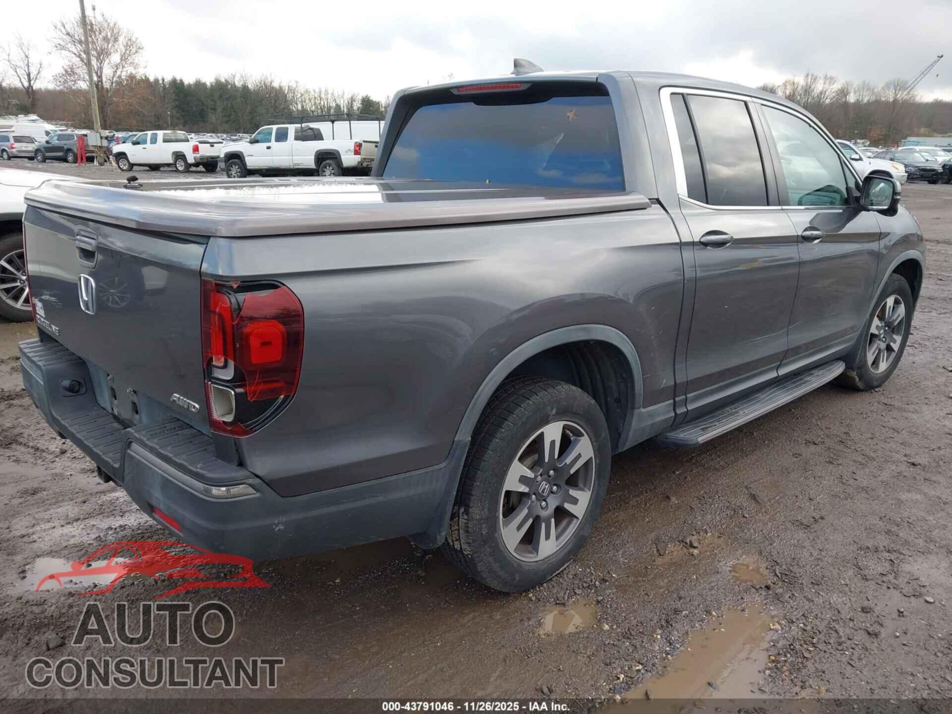 HONDA RIDGELINE 2017 - 5FPYK3F62HB028607