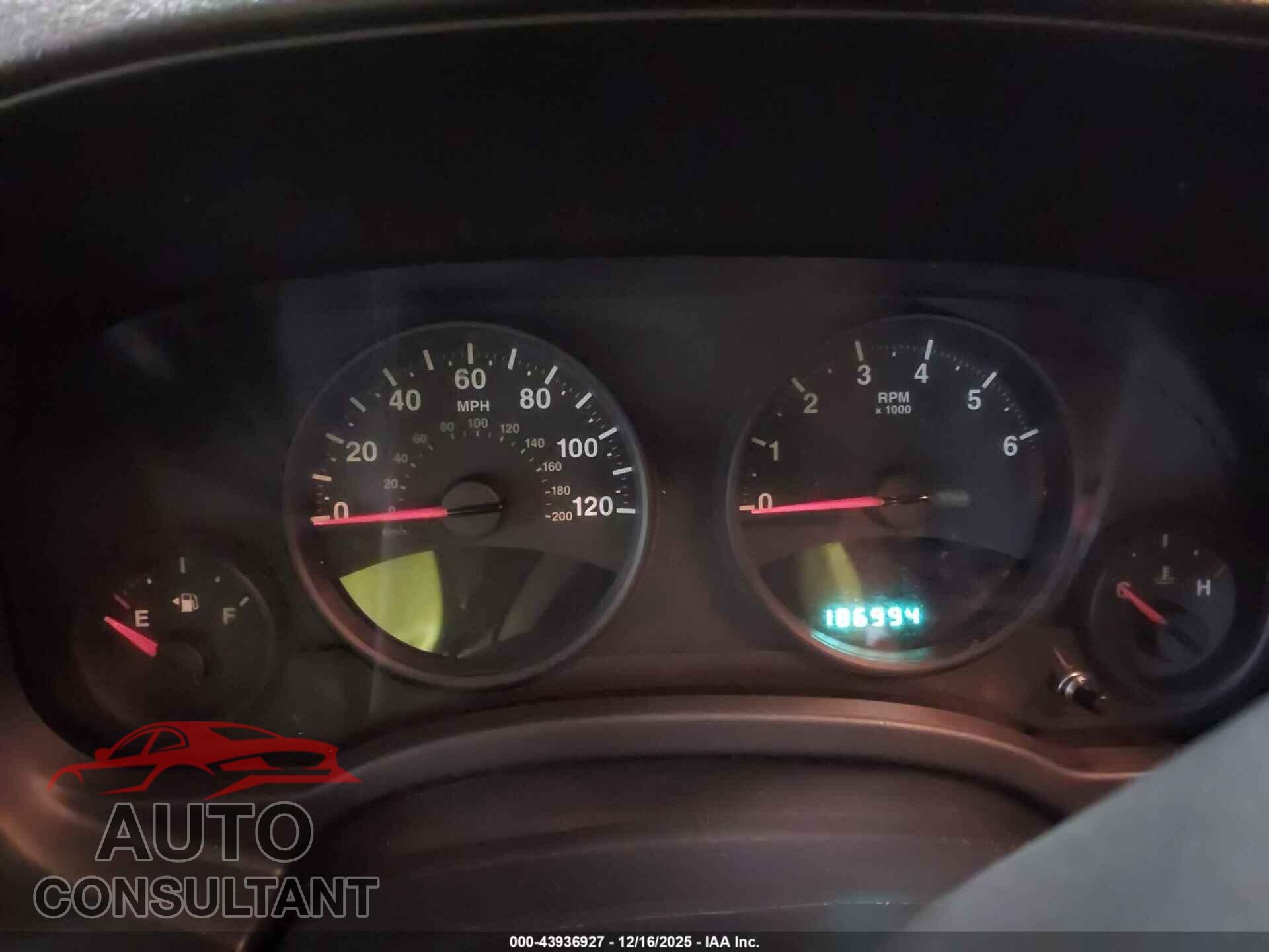 JEEP COMPASS 2012 - 1C4NJCEA3CD685257