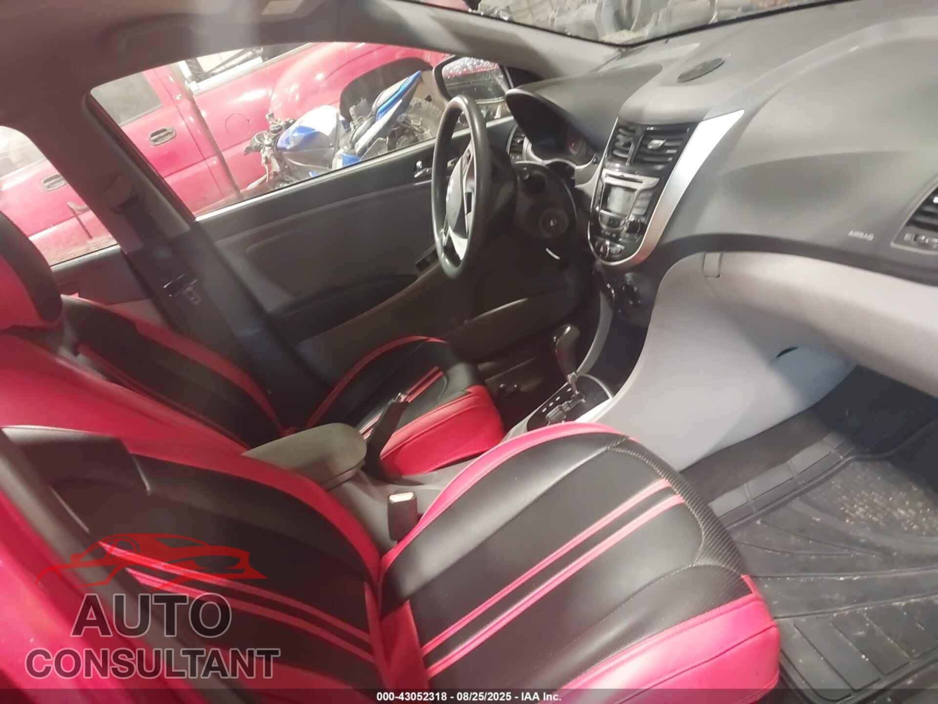 HYUNDAI ACCENT 2013 - KMHCU4AE4DU489466