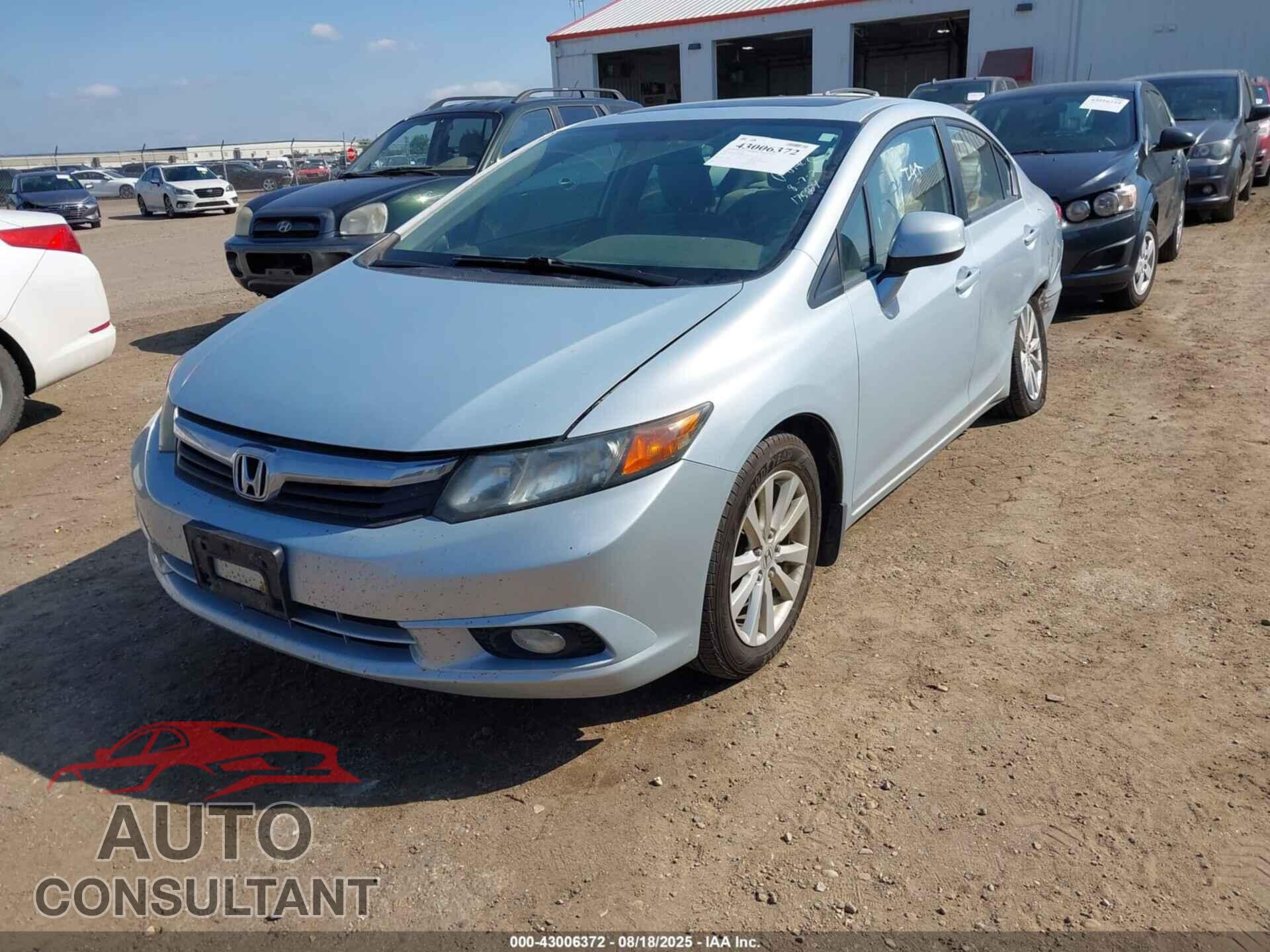 HONDA CIVIC 2012 - 2HGFB2F83CH503553