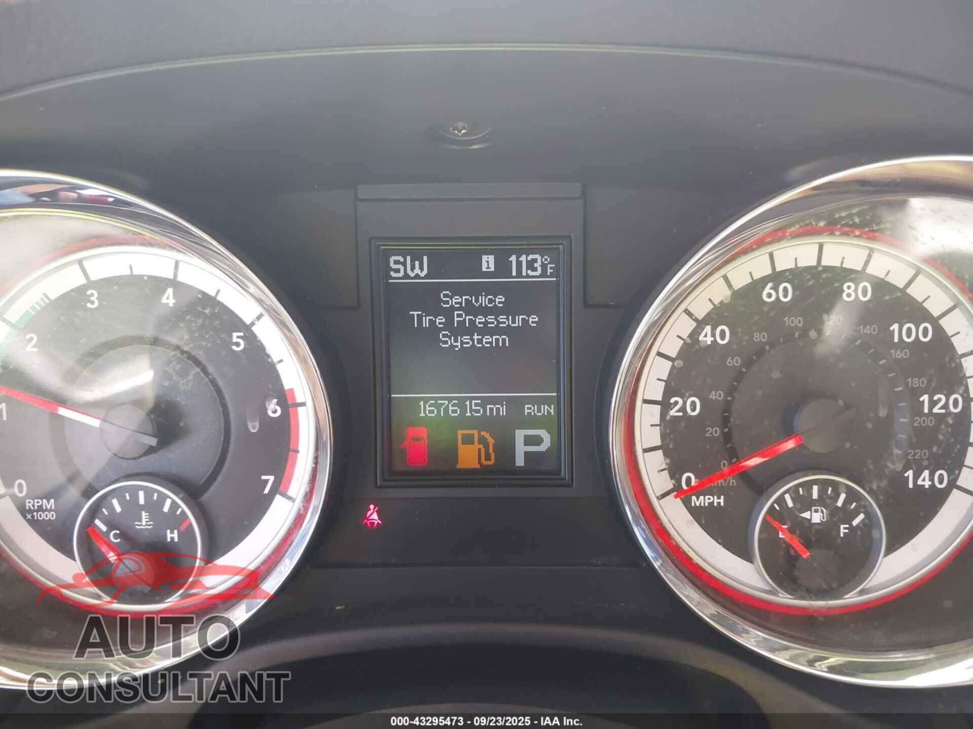 DODGE DURANGO 2011 - 1D4SD5GT4BC592503