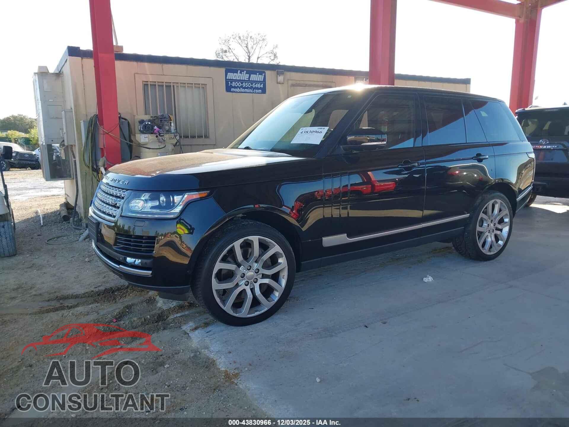 LAND ROVER RANGE ROVER 2015 - SALGS2TF7FA213074