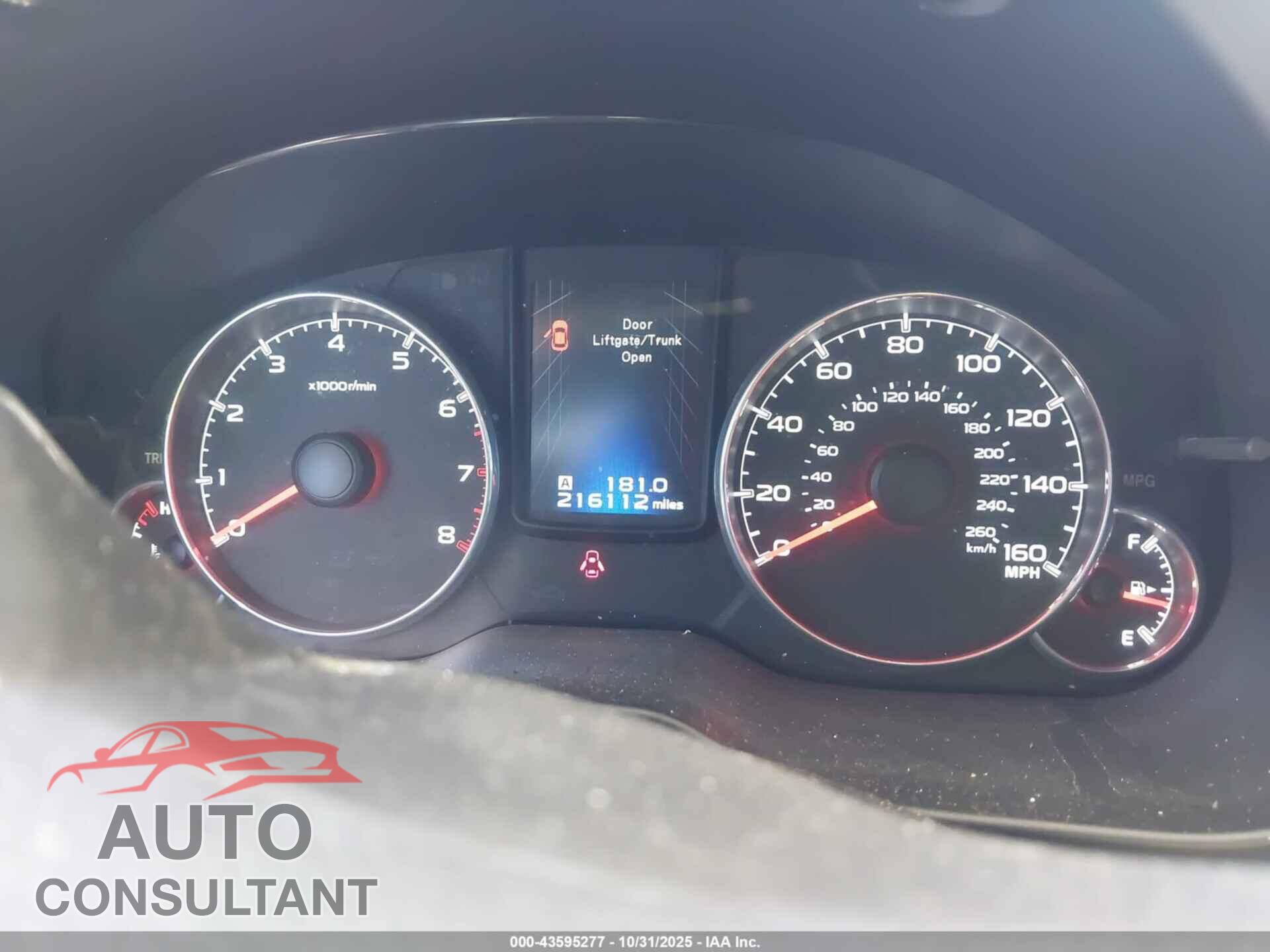 SUBARU OUTBACK 2014 - 4S4BRDPCXE2291121
