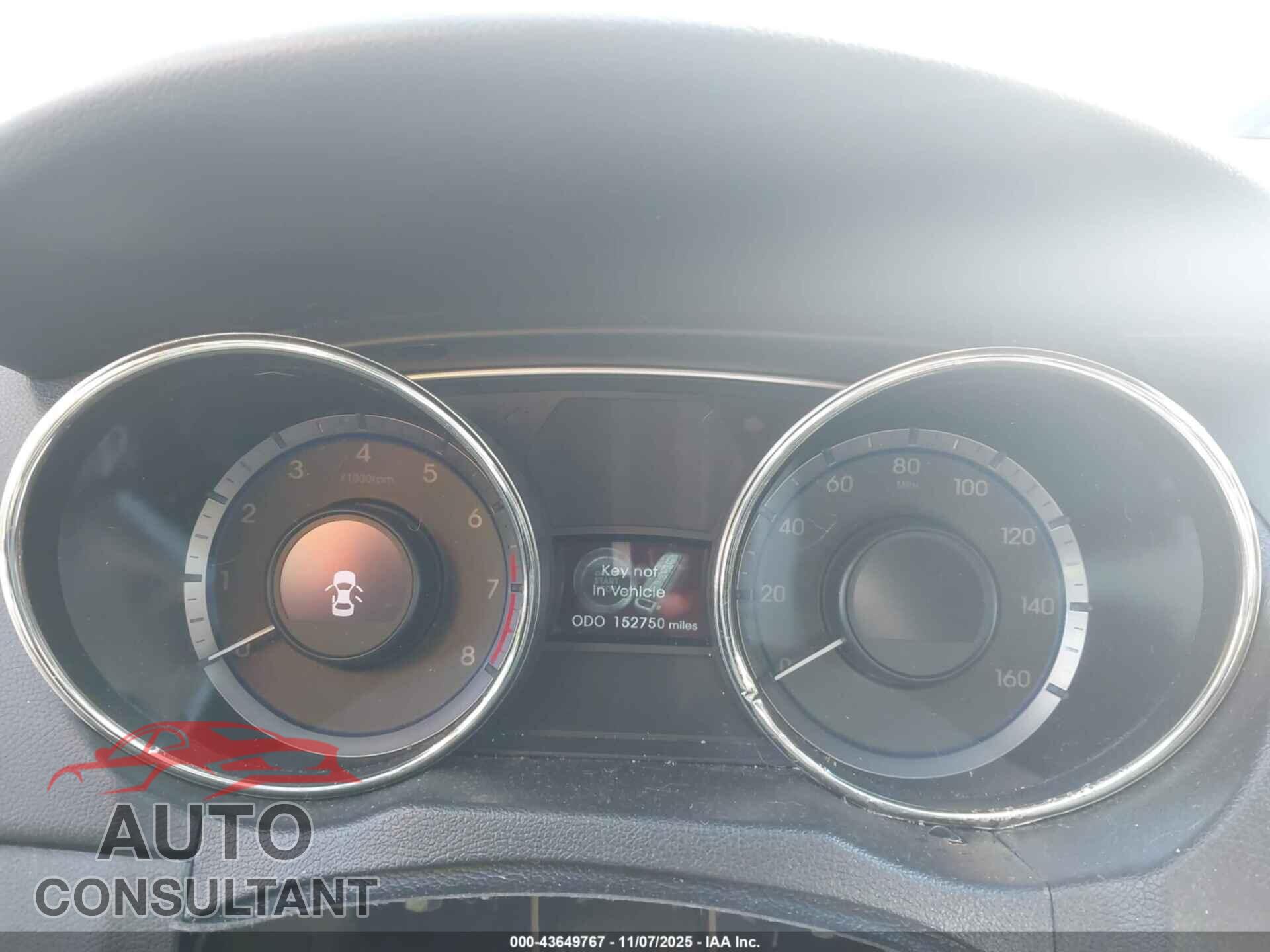 HYUNDAI SONATA 2012 - 5NPEC4AB3CH439172