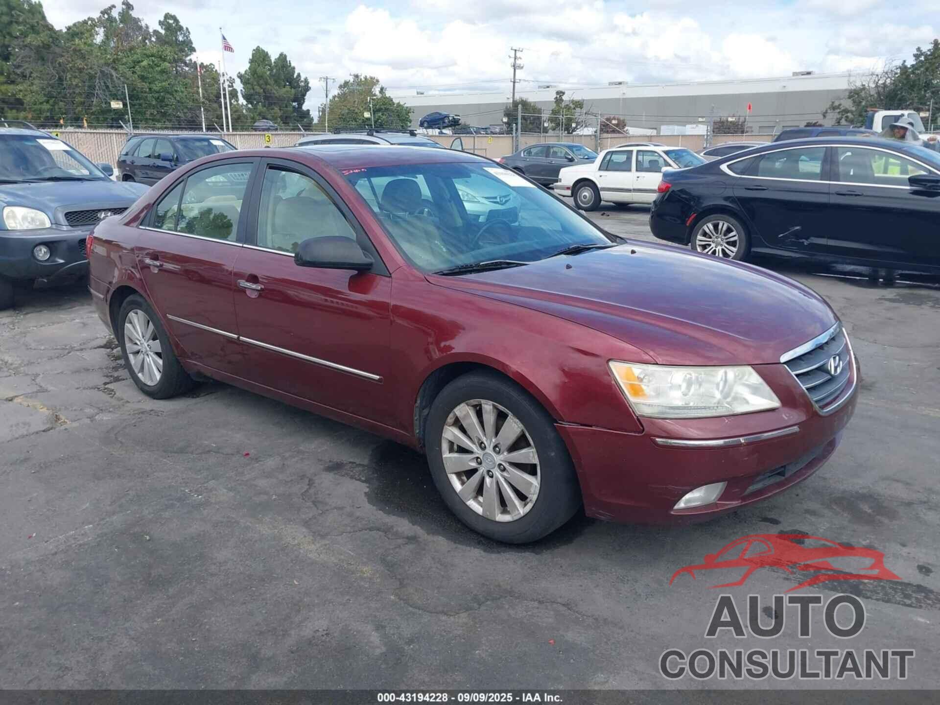 HYUNDAI SONATA 2010 - 5NPEU4AC9AH597762