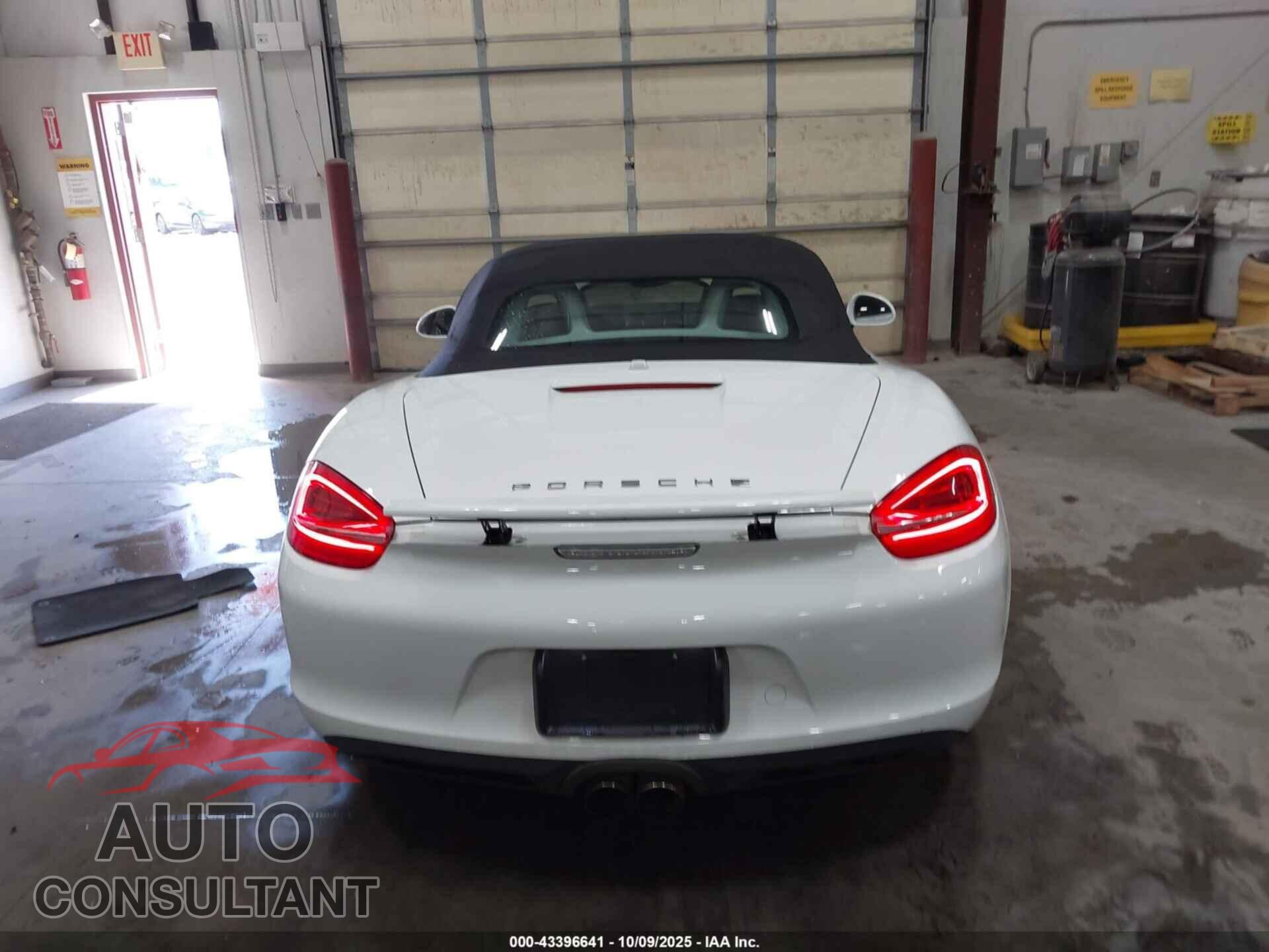 PORSCHE BOXSTER 2013 - WP0CA2A86DK112080