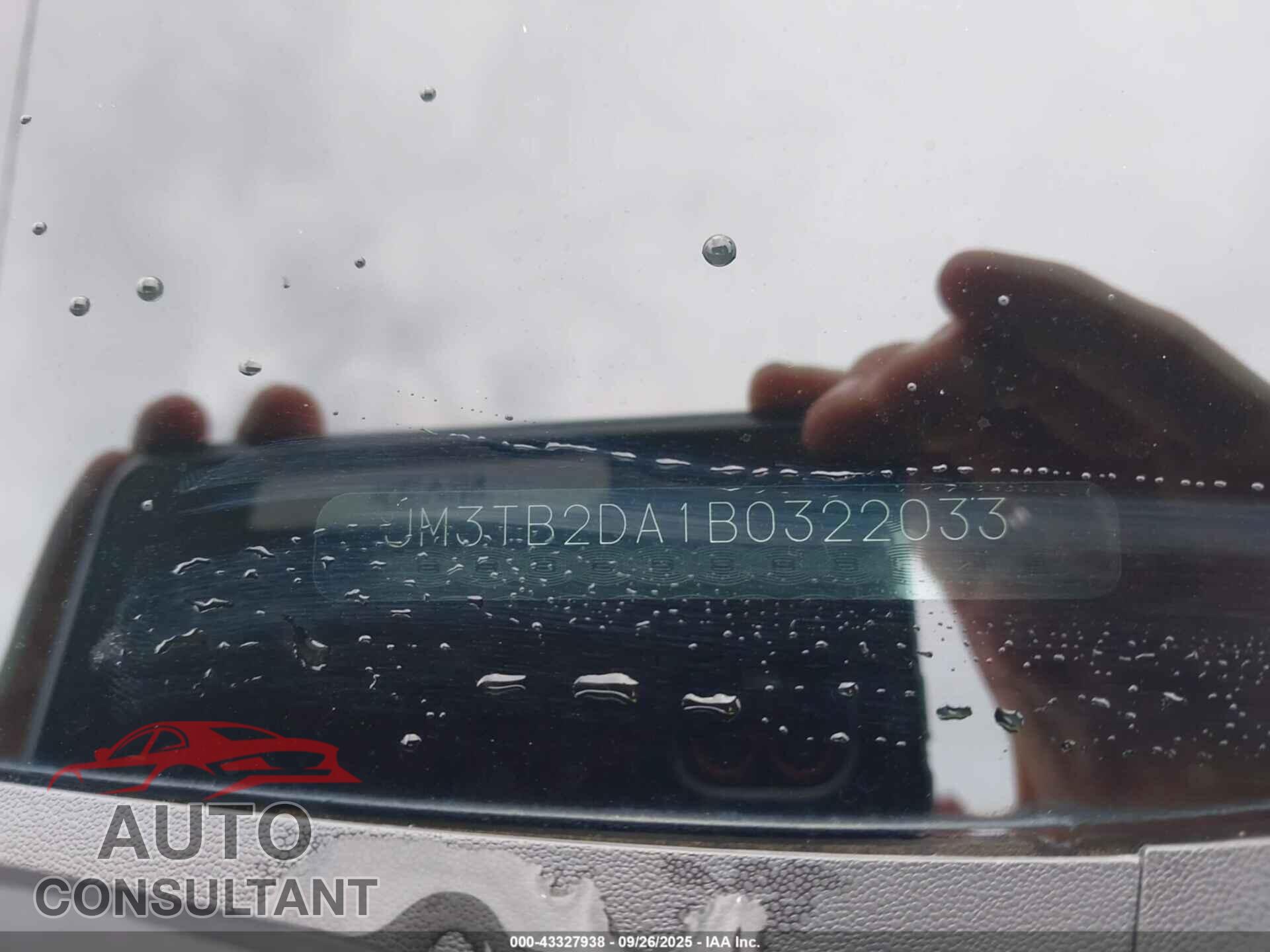 MAZDA CX-9 2011 - JM3TB2DA1B0322033
