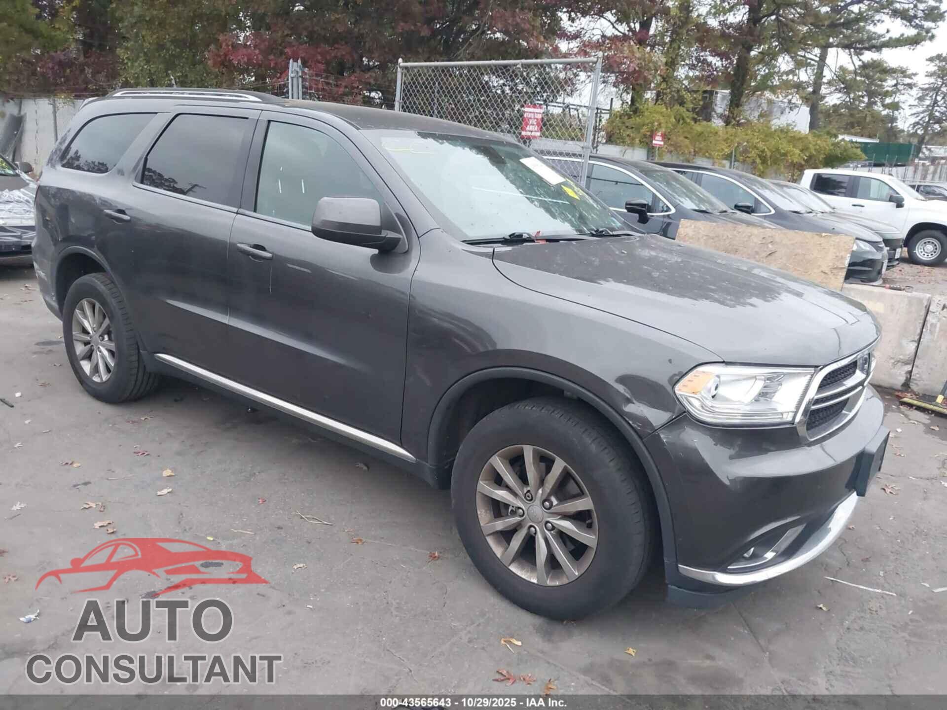 DODGE DURANGO 2017 - 1C4RDJAG1HC860268