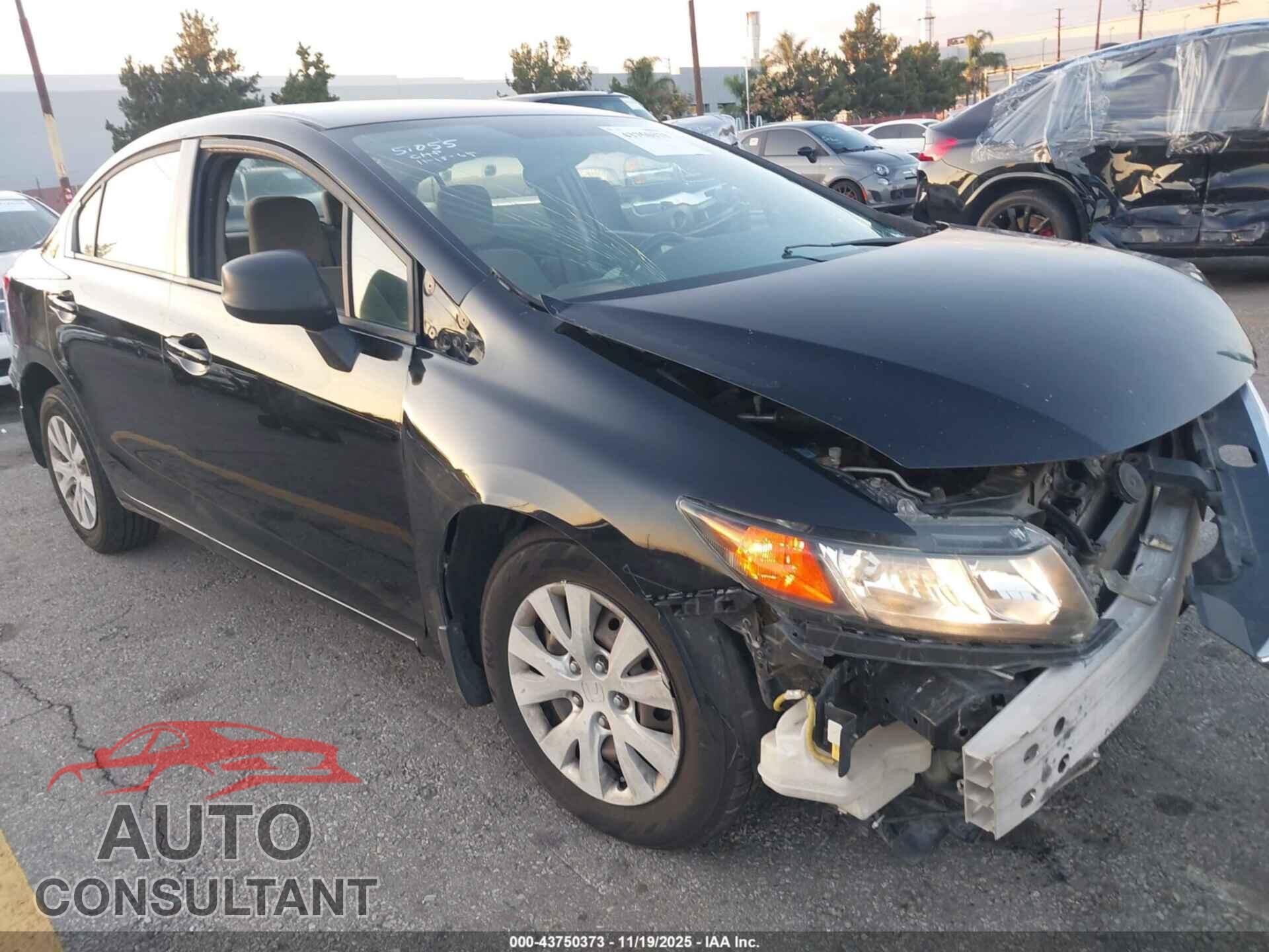 HONDA CIVIC 2012 - 2HGFB2F54CH335024