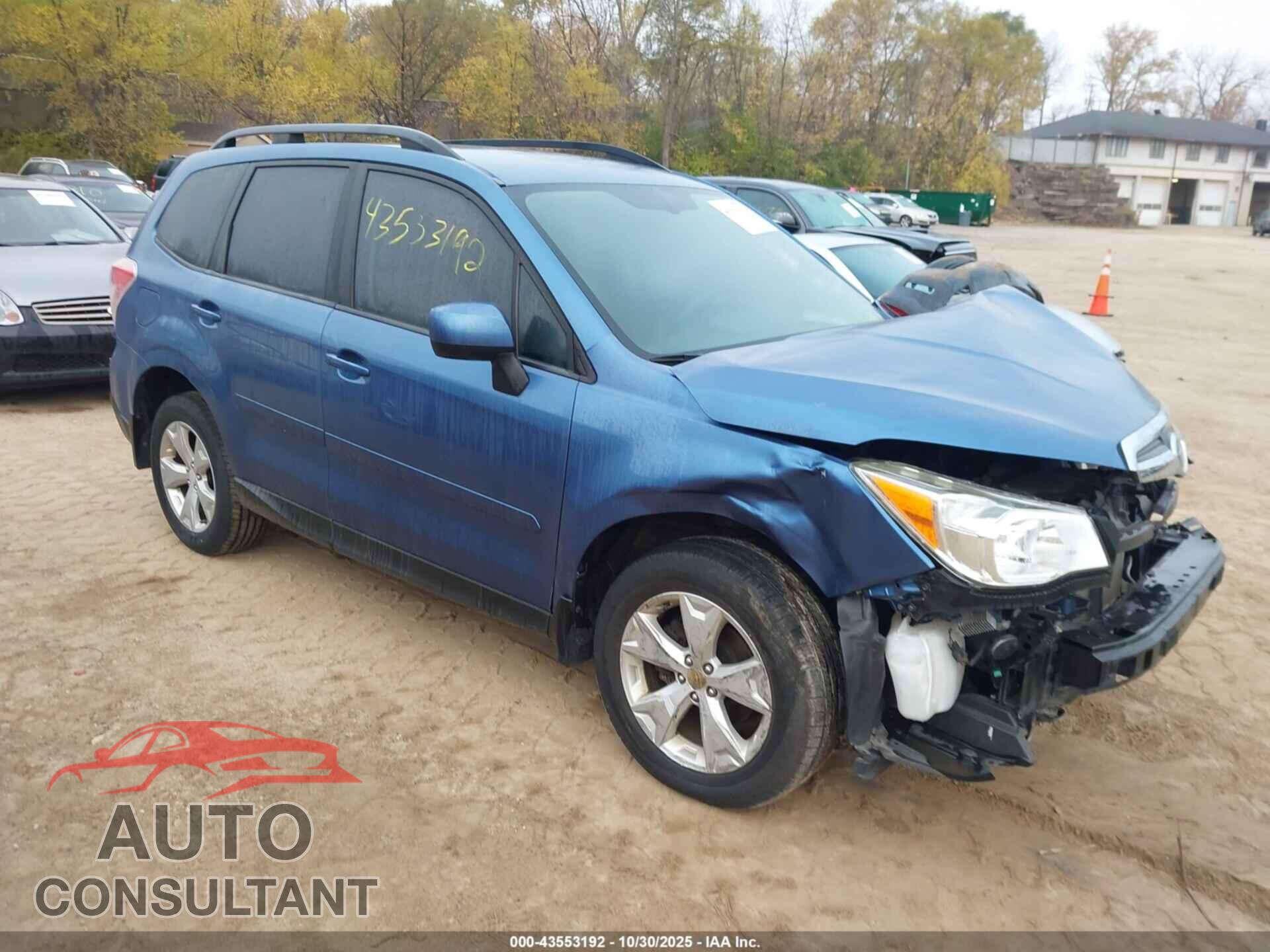 SUBARU FORESTER 2015 - JF2SJABC2FH572668