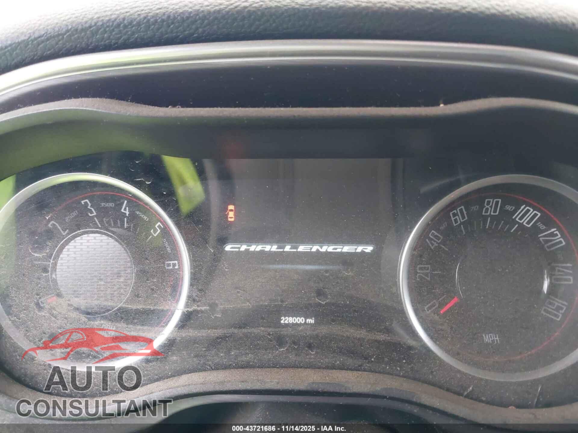 DODGE CHALLENGER 2016 - 2C3CDZAG6GH336313
