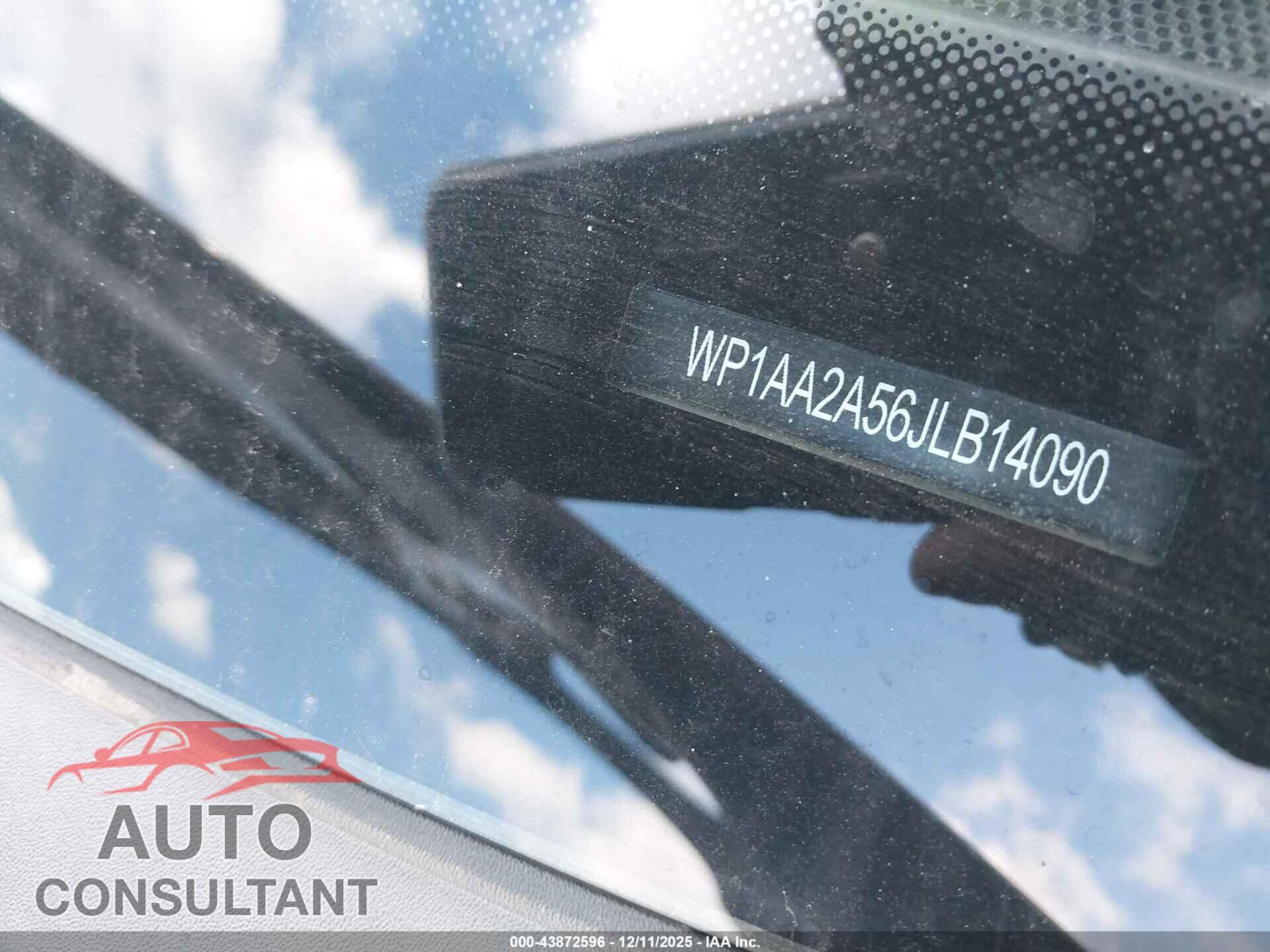 PORSCHE MACAN 2018 - WP1AA2A56JLB14090