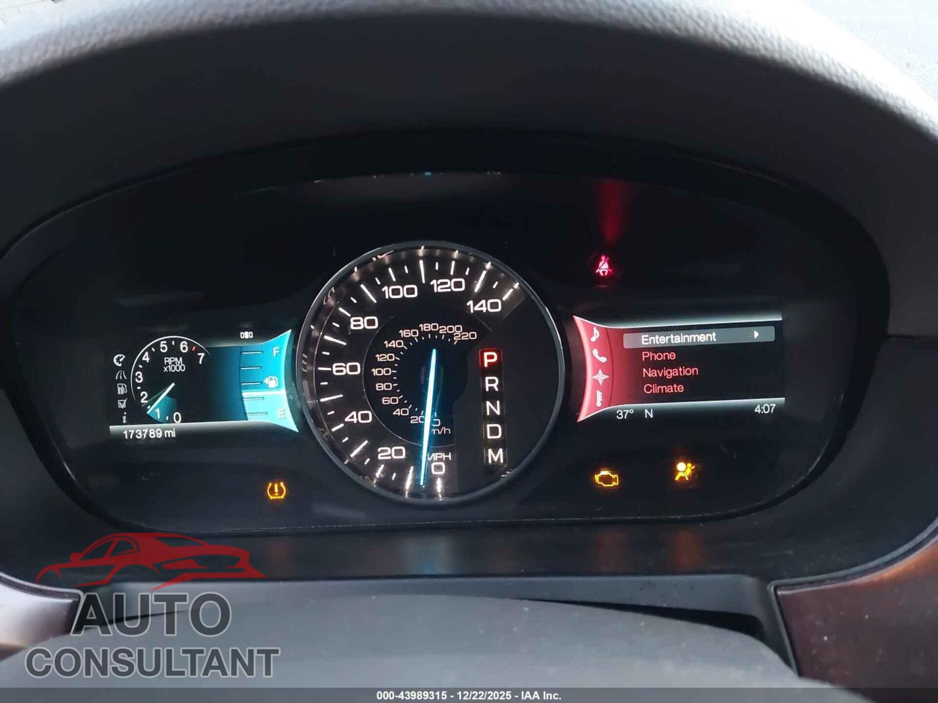 FORD EDGE 2011 - 2FMDK3KC0BBB02013