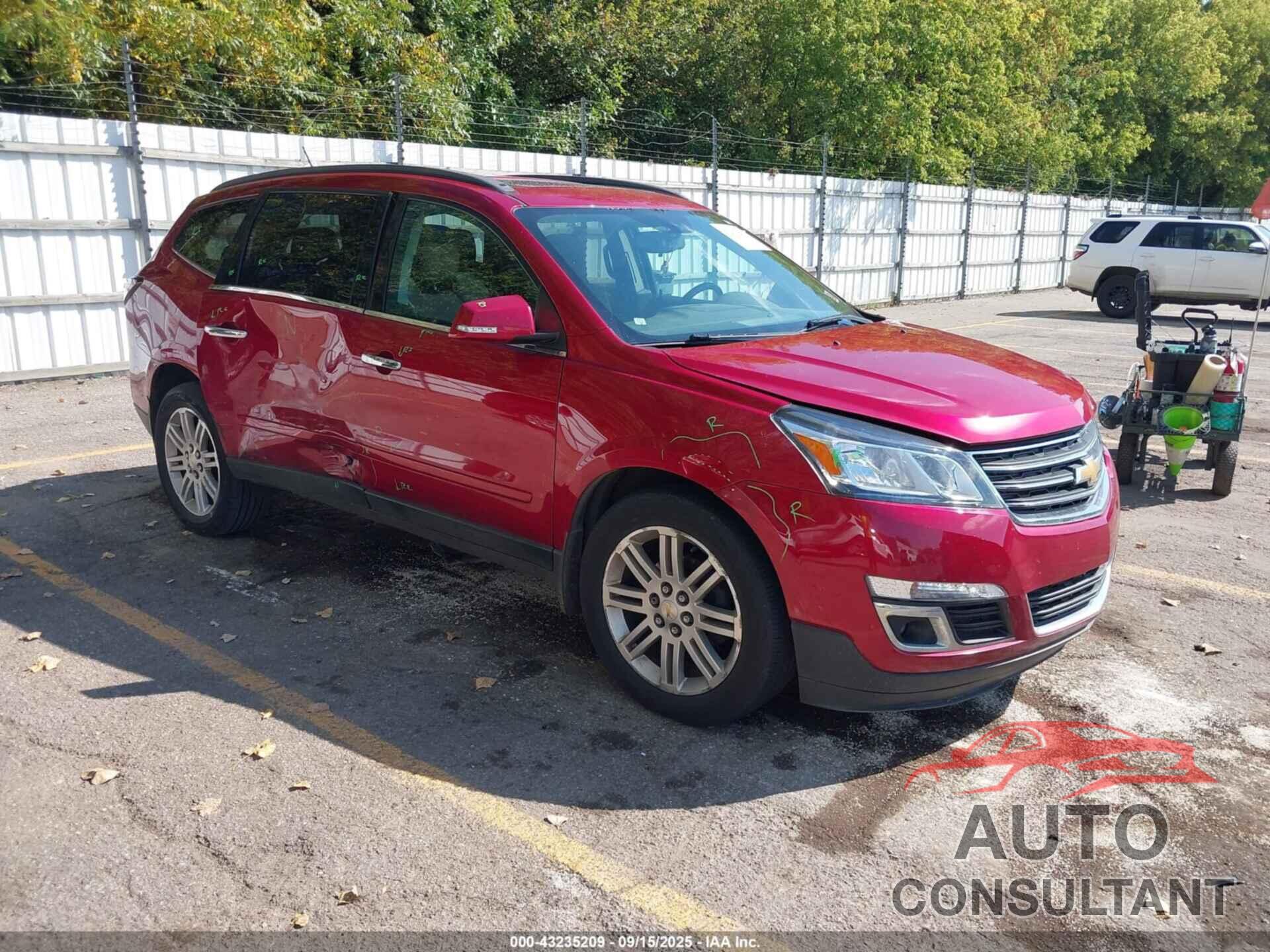 CHEVROLET TRAVERSE 2013 - 1GNKVGKDXDJ129647