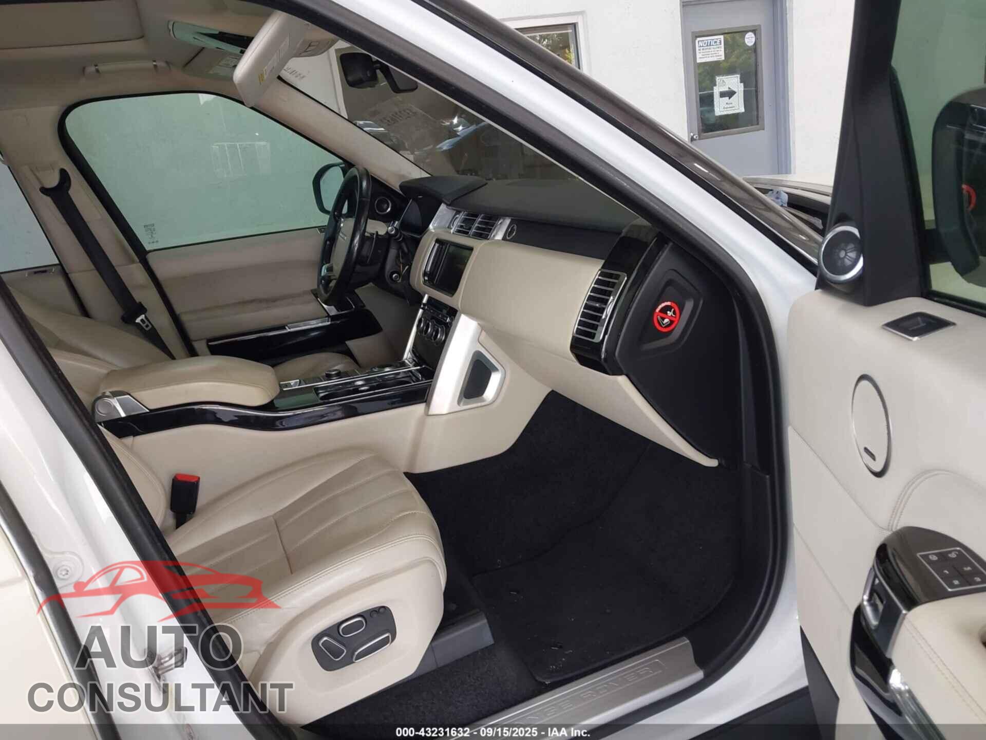 LAND ROVER RANGE ROVER 2013 - SALGS2DF7DA104917