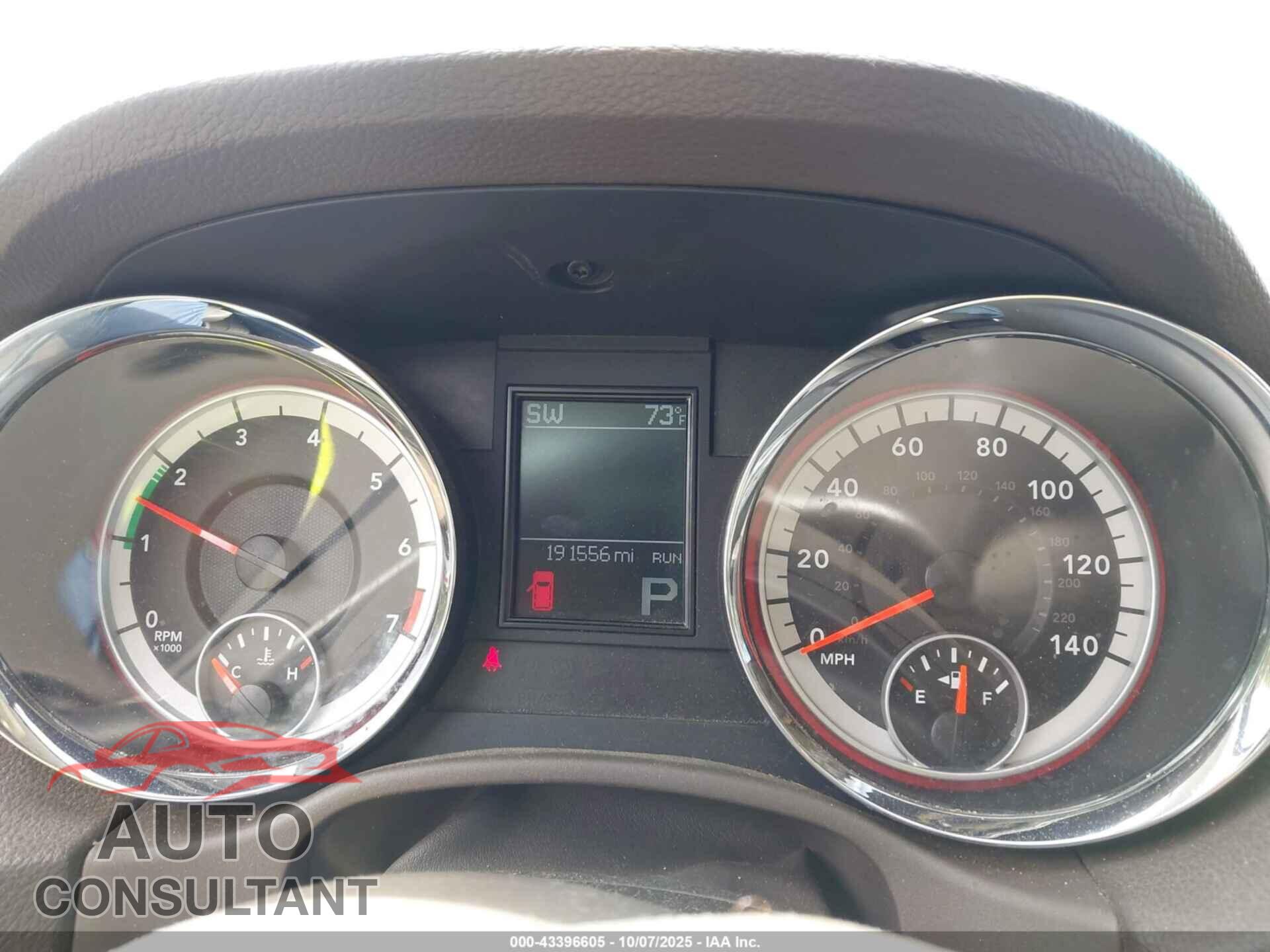 DODGE DURANGO 2011 - 1D4RD2GG8BC645266