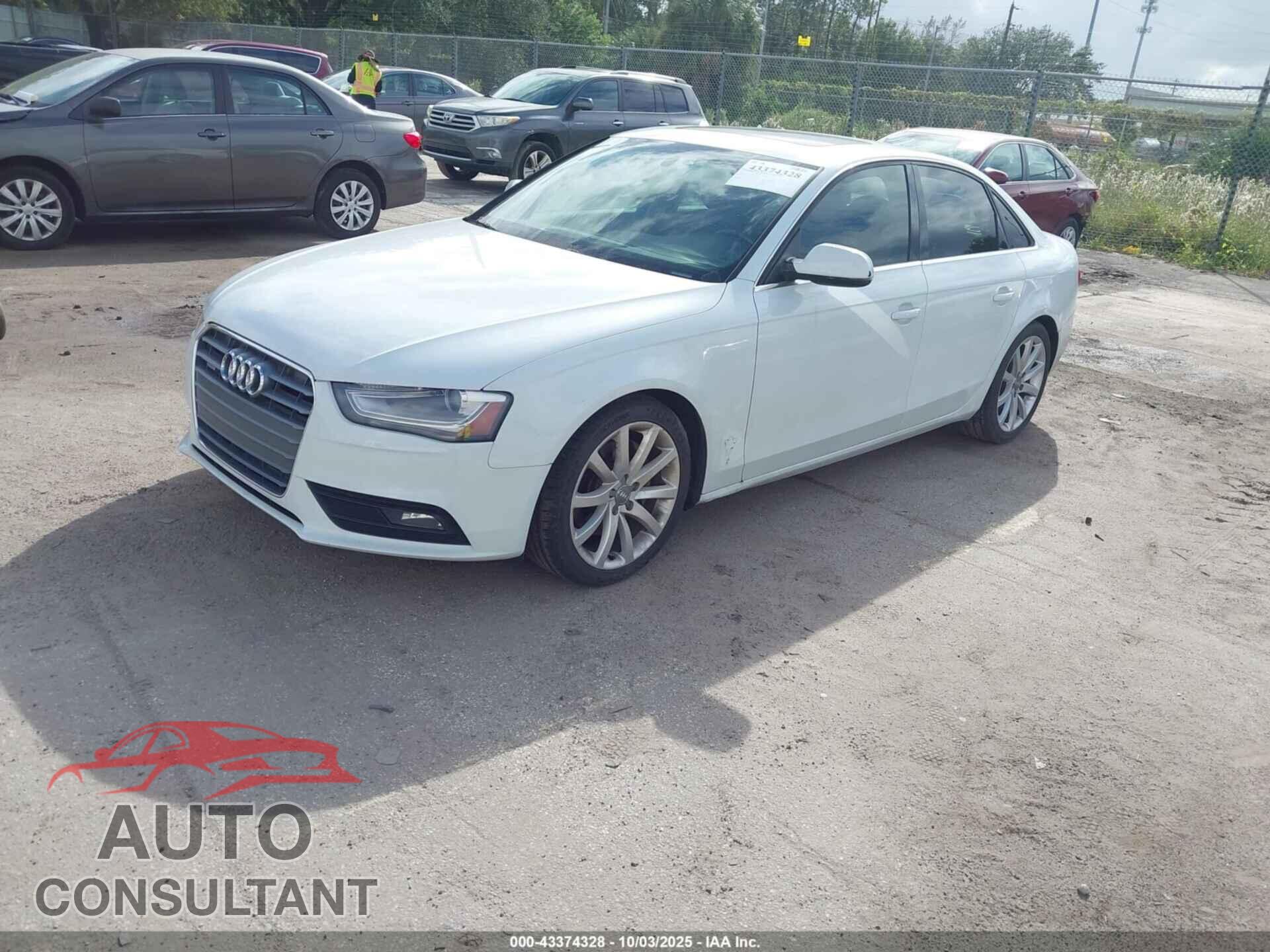 AUDI A4 2013 - WAUFFAFL6DN010490
