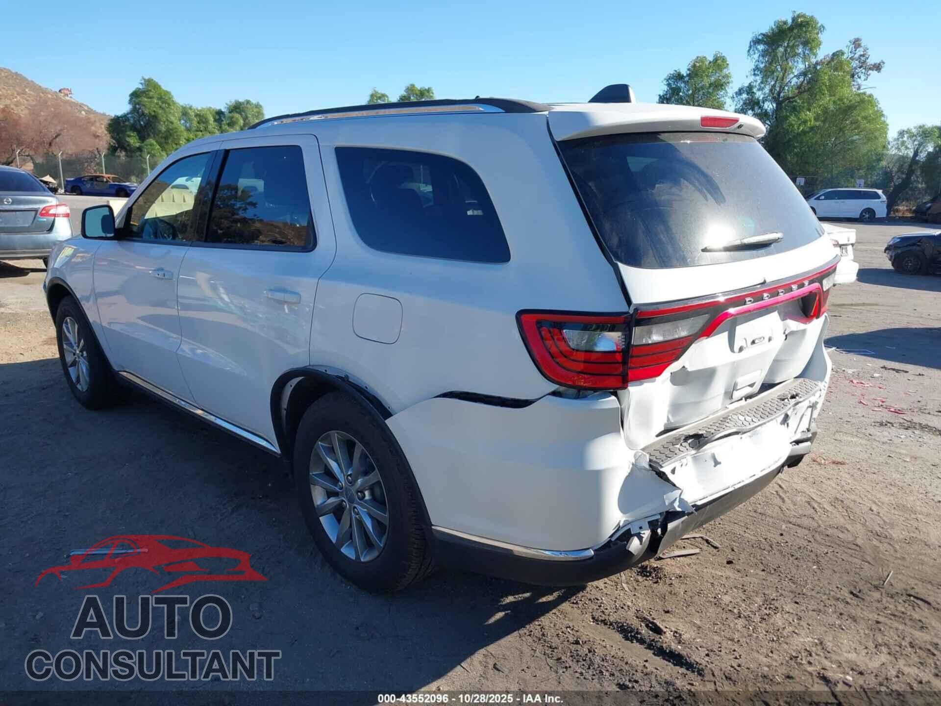 DODGE DURANGO 2017 - 1C4RDHAG8HC944807