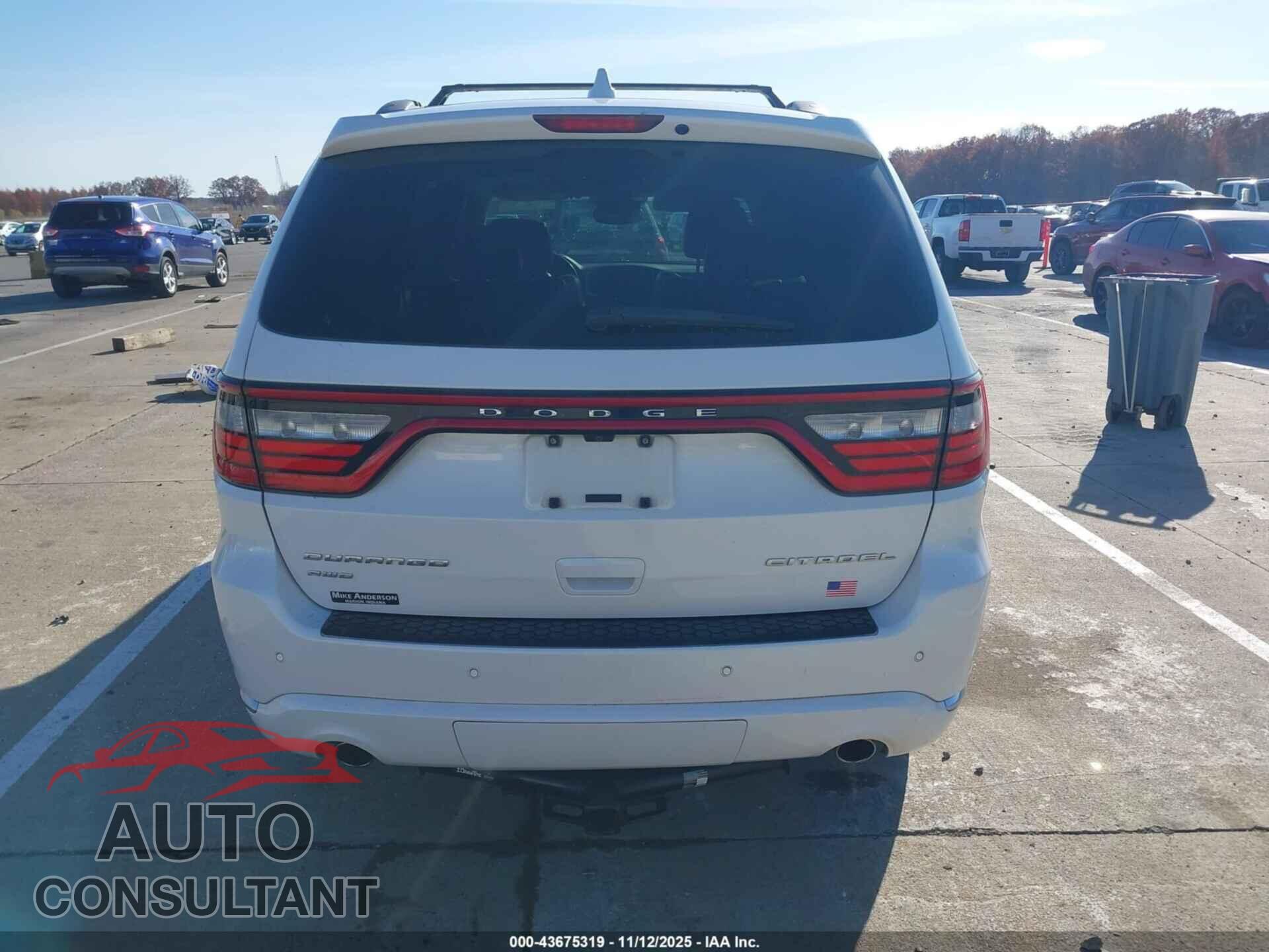 DODGE DURANGO 2017 - 1C4RDJEG0HC741296