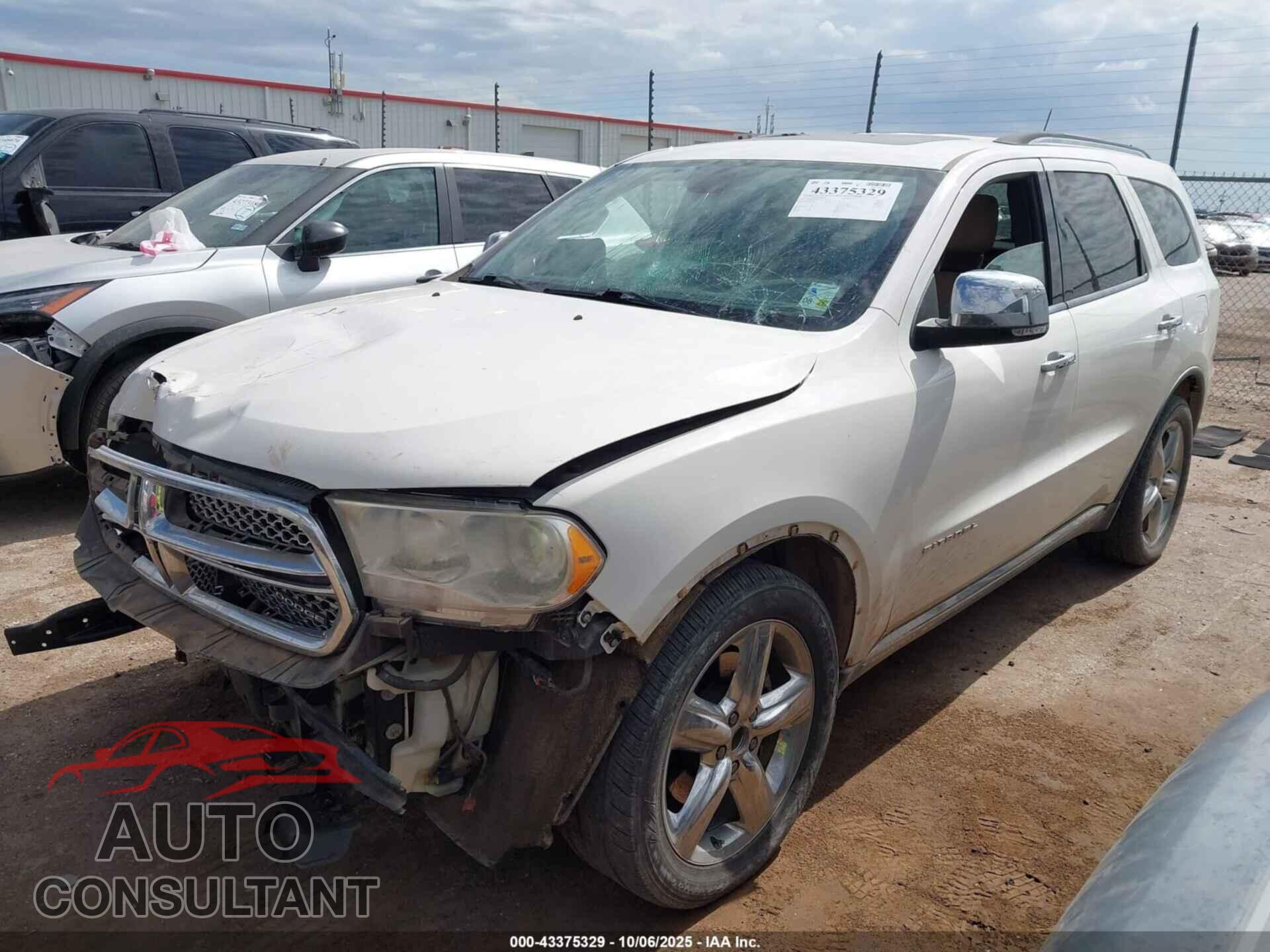 DODGE DURANGO 2011 - 1D4SD5GT4BC711778