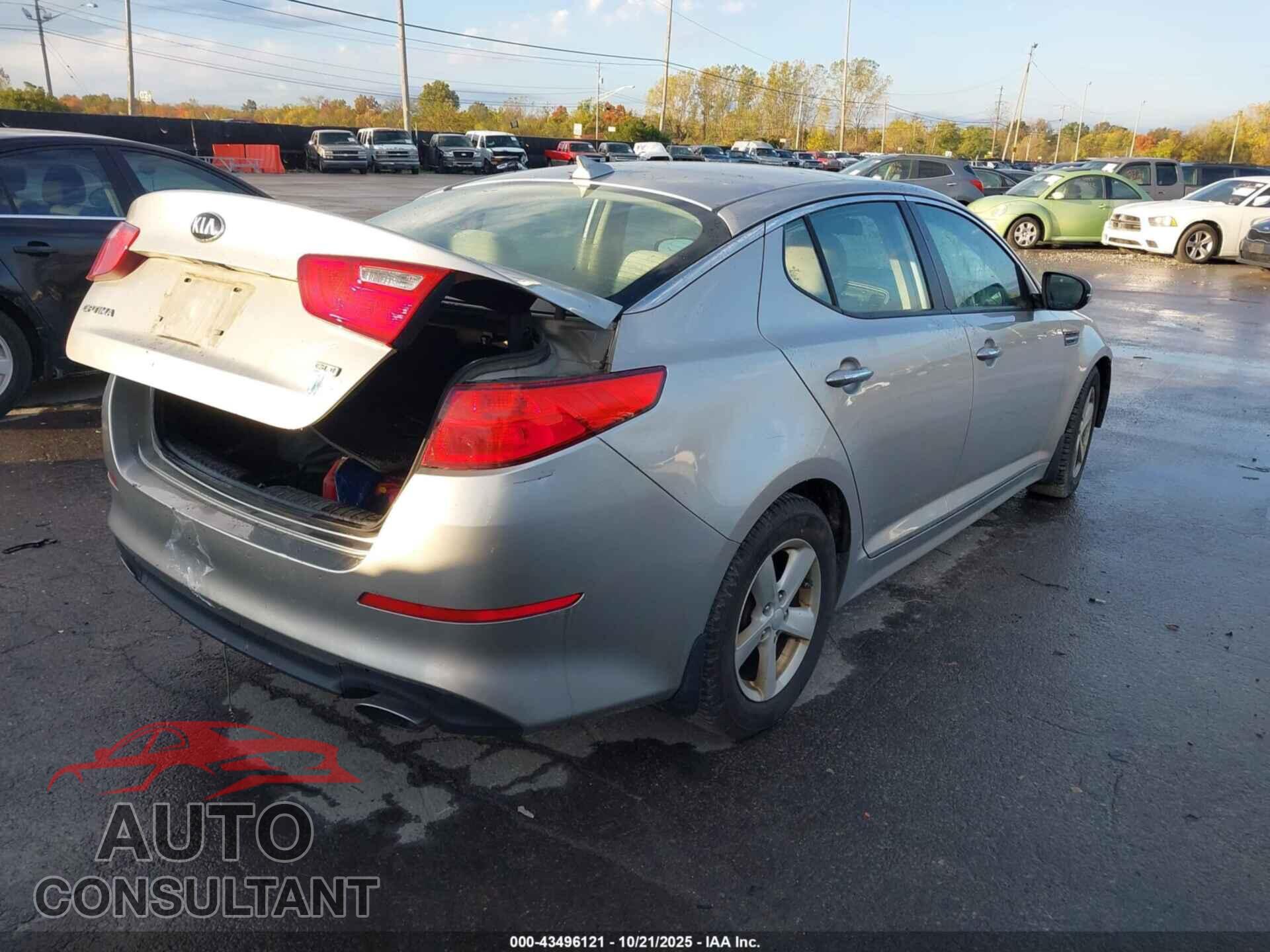 KIA OPTIMA 2014 - KNAGM4A76E5475584