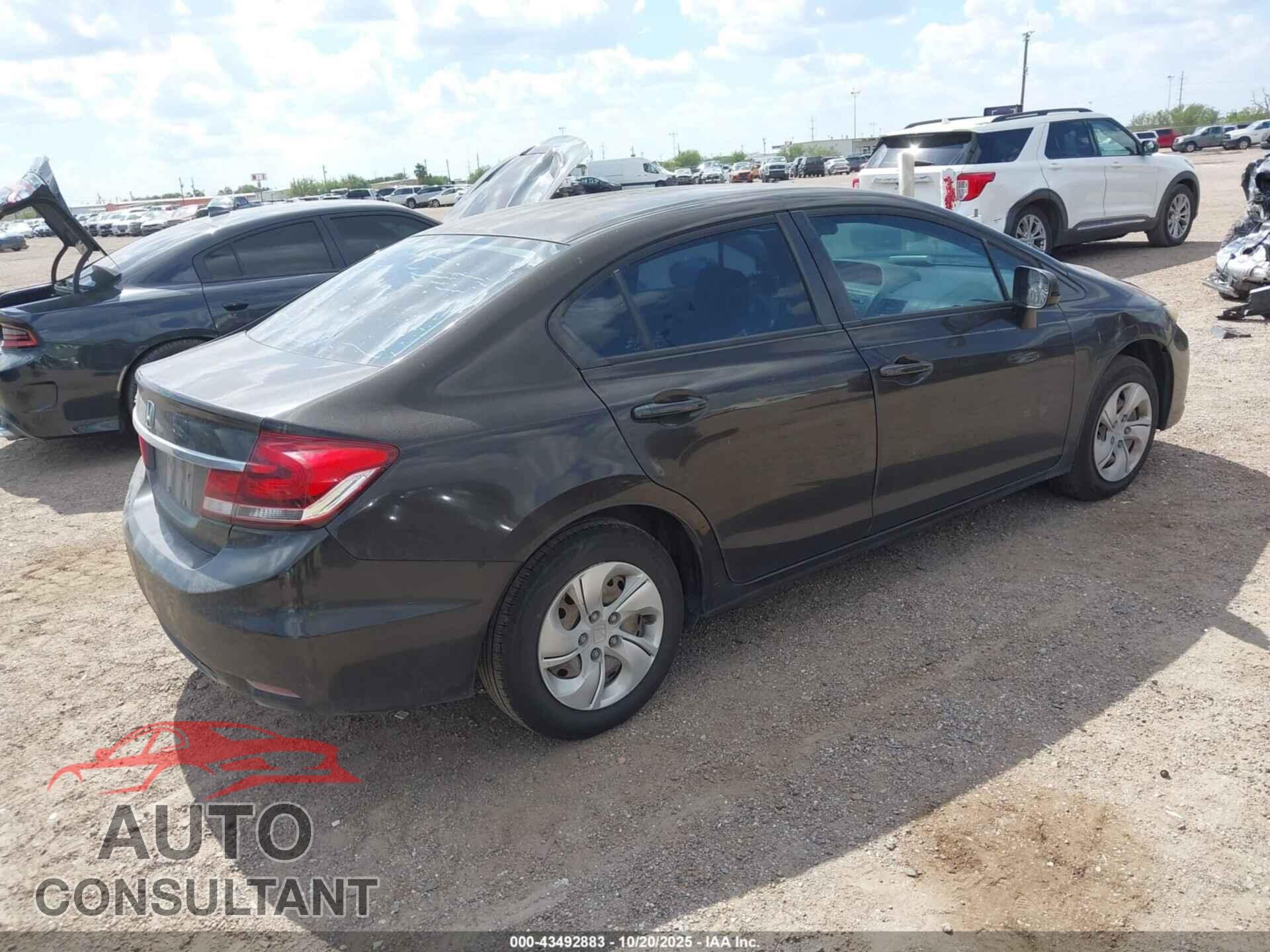 HONDA CIVIC 2014 - 2HGFB2F57EH553302