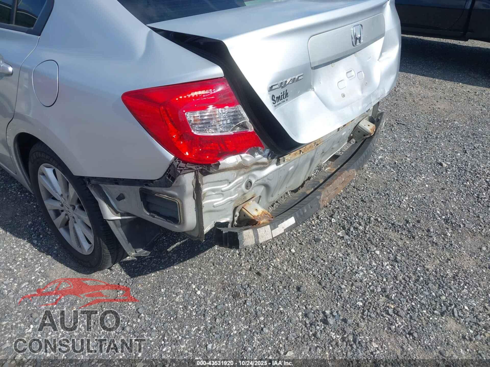 HONDA CIVIC 2012 - 2HGFB2F89CH602152