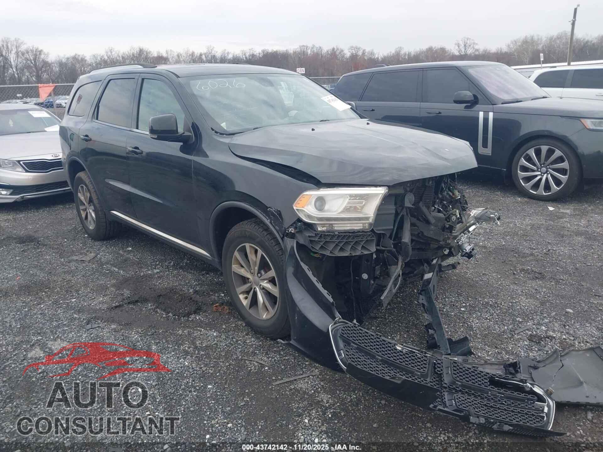 DODGE DURANGO 2016 - 1C4RDJDGXGC486026