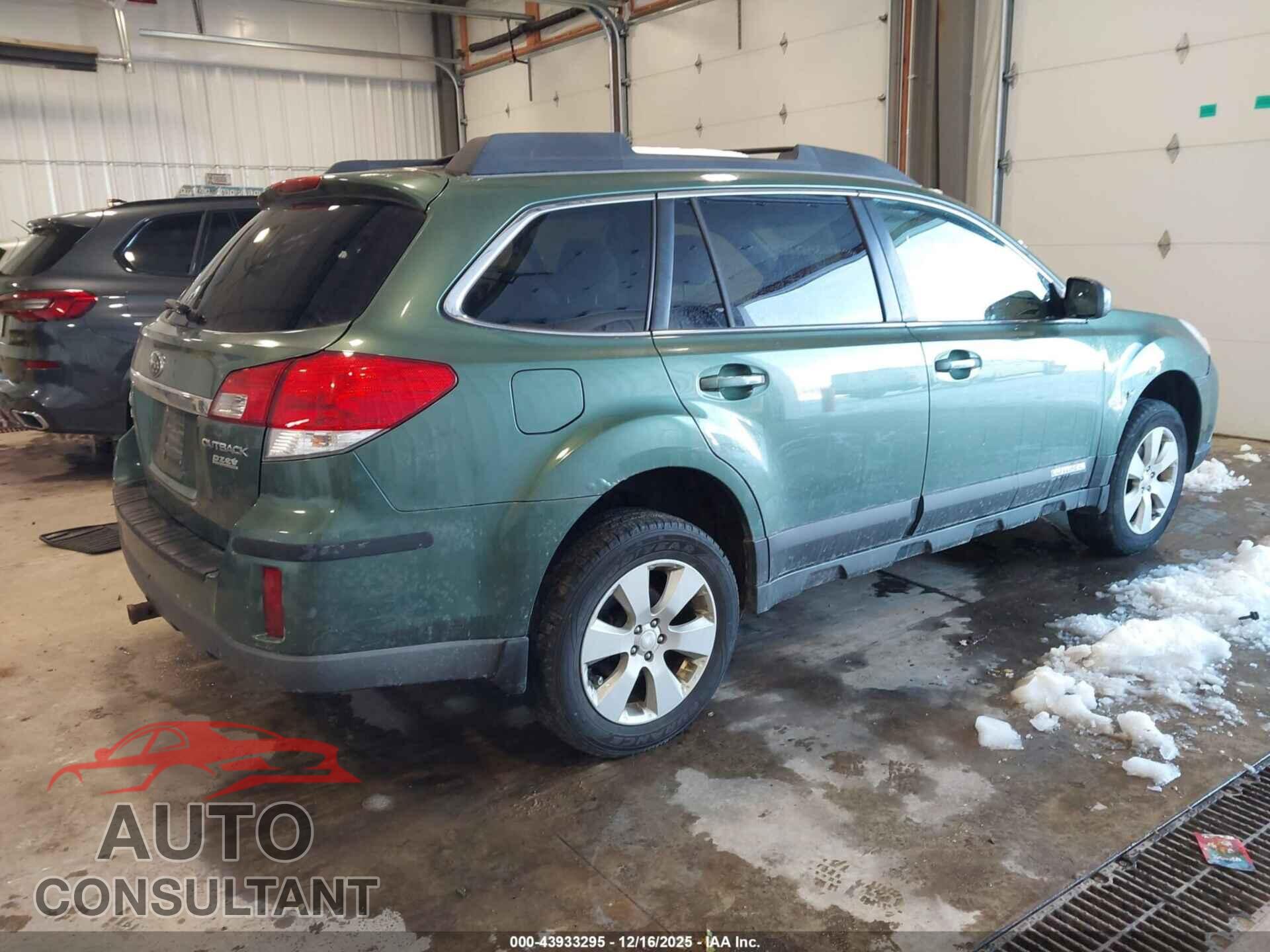 SUBARU OUTBACK 2010 - 4S4BRBCC4A1323975