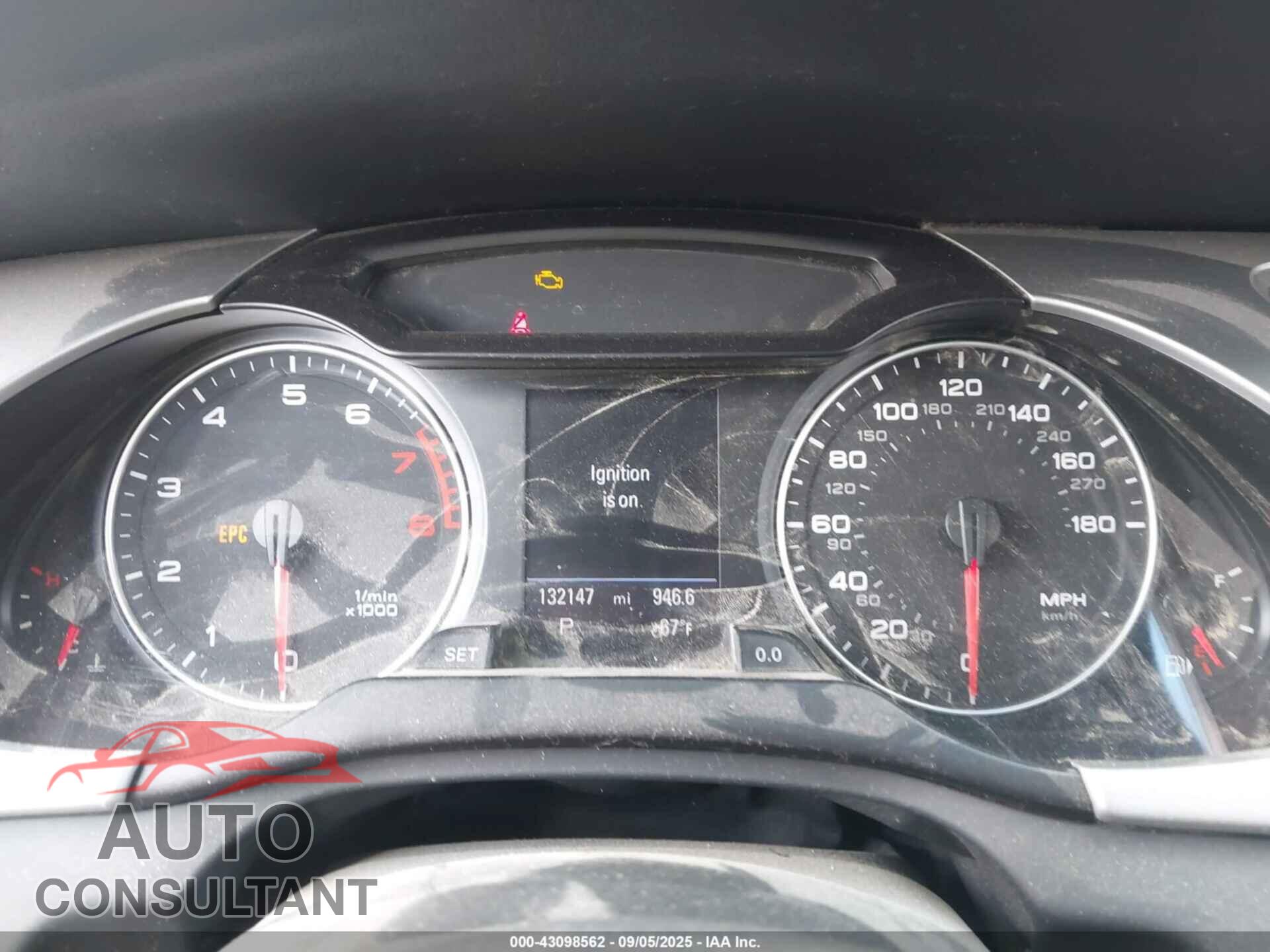 AUDI A4 2009 - WAUGF78K59A193696