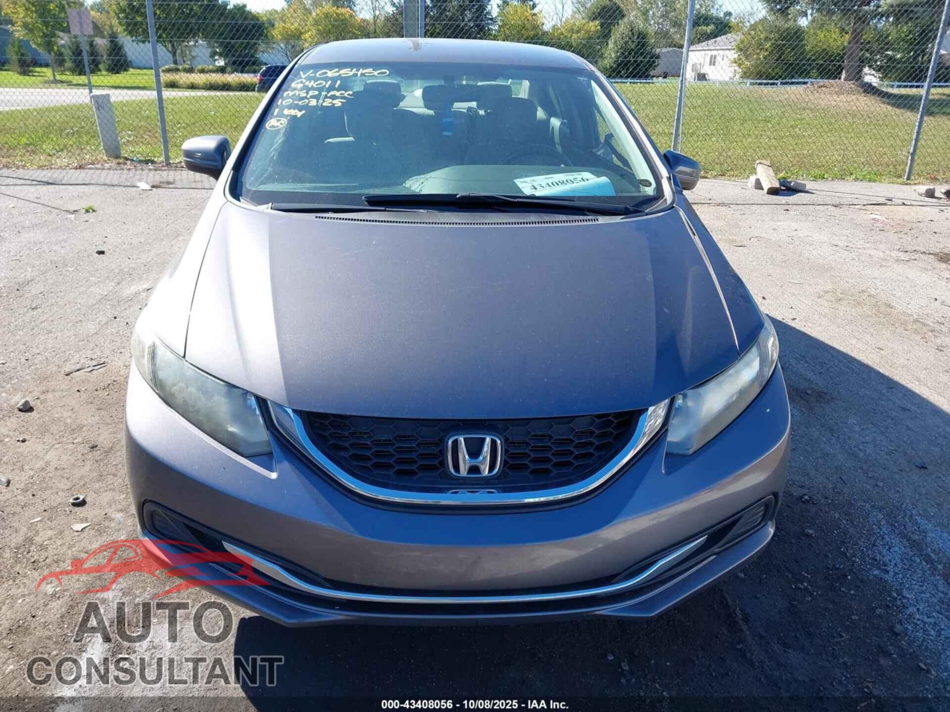 HONDA CIVIC 2015 - 19XFB2F59FE065450