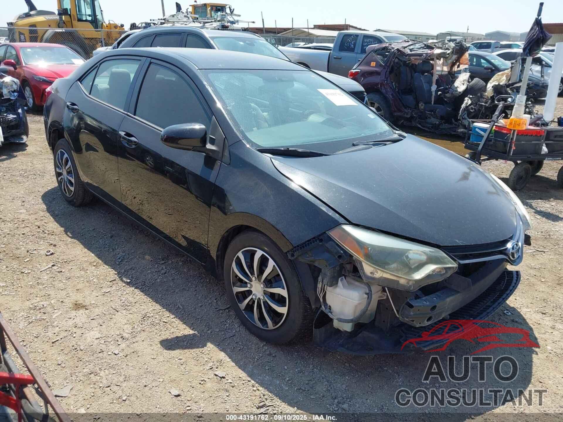 TOYOTA COROLLA 2015 - 2T1BURHE1FC381518