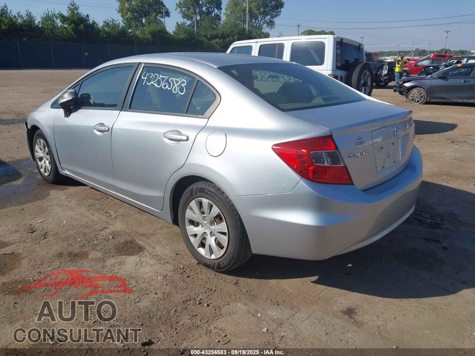 HONDA CIVIC 2012 - 19XFB2F53CE004770
