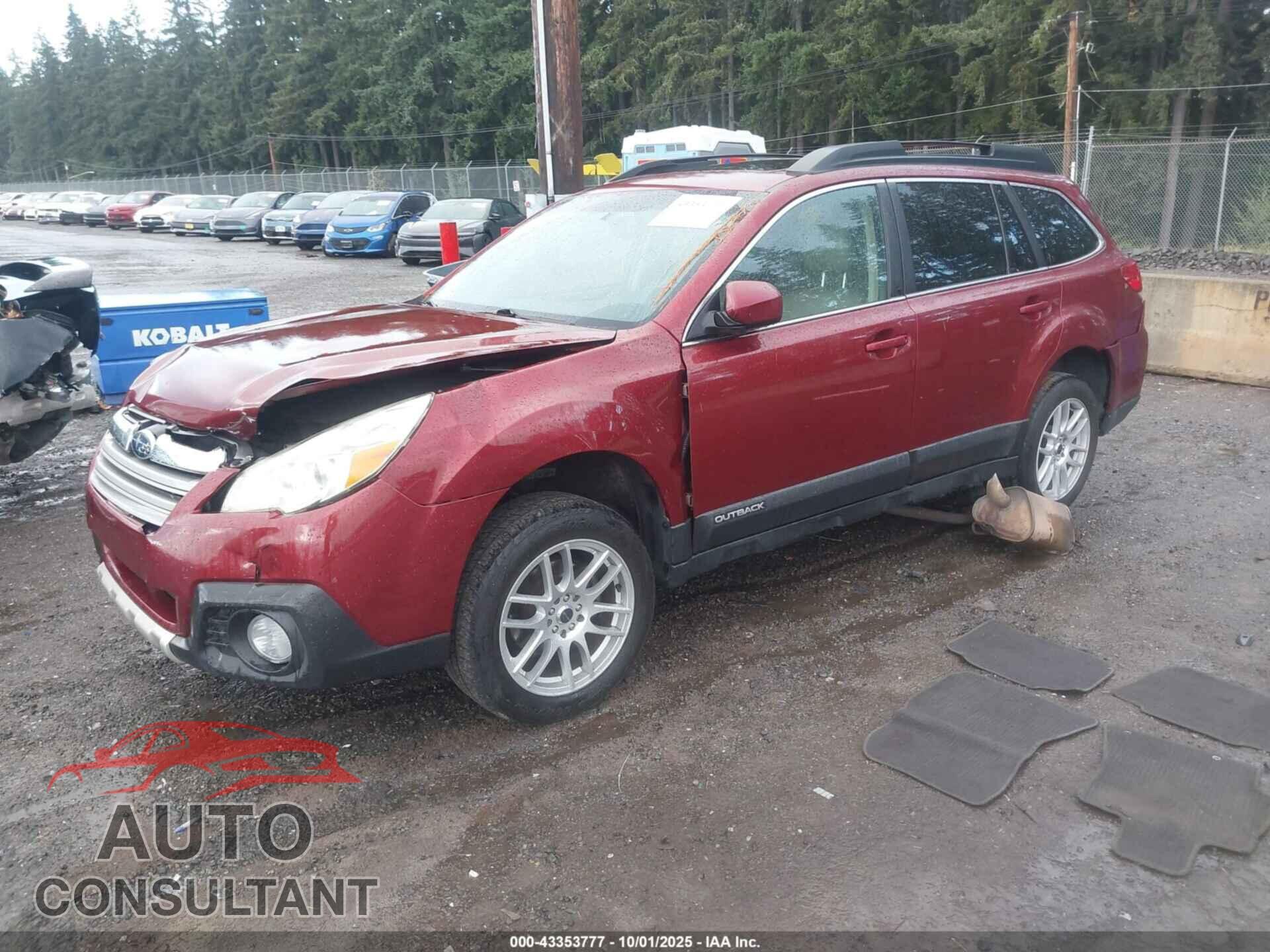 SUBARU OUTBACK 2014 - 4S4BRBLC8E3313198