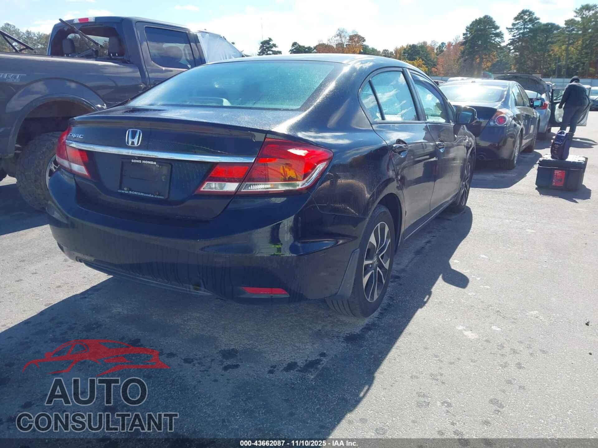 HONDA CIVIC 2013 - 19XFB2F84DE247127